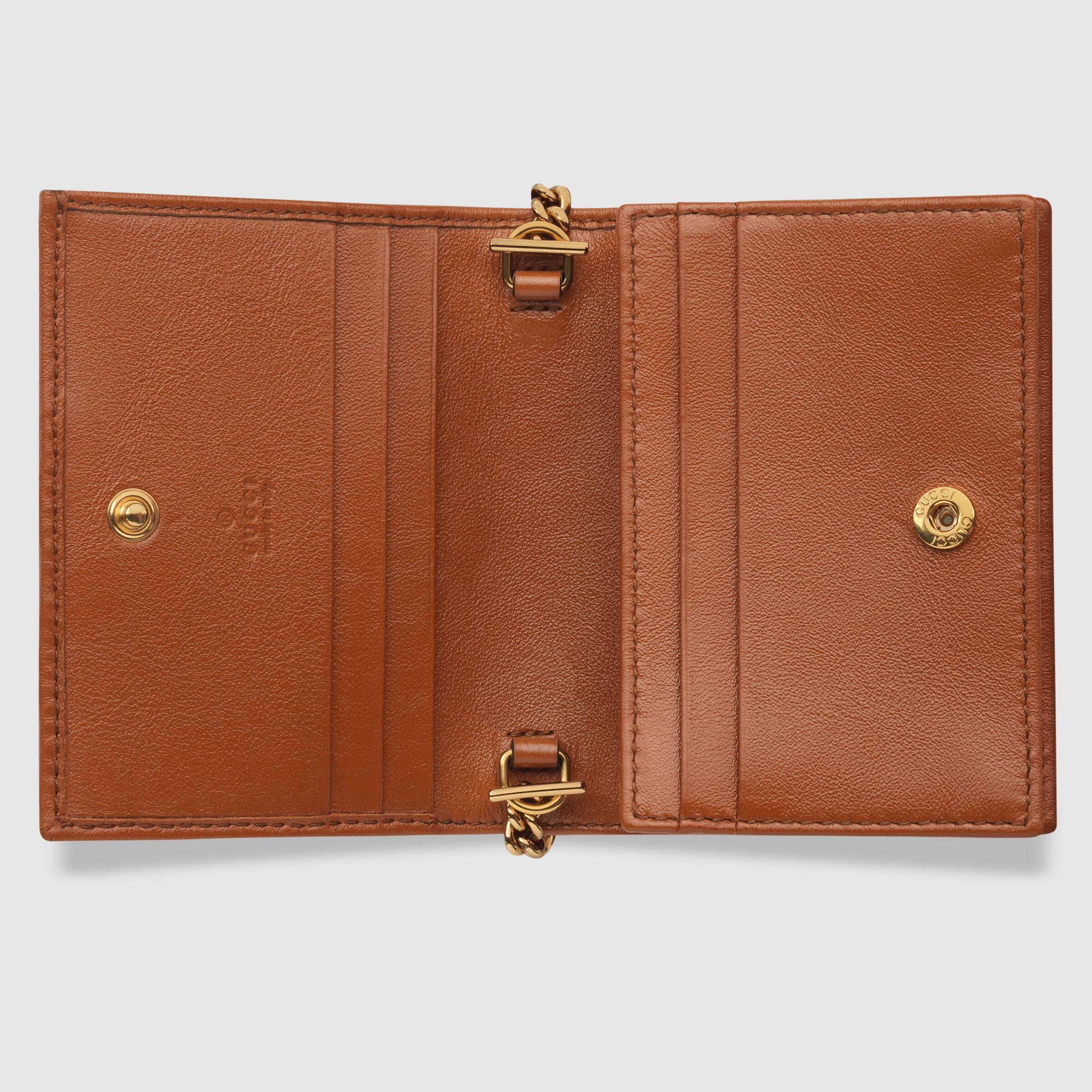 rajah chain card case wallet