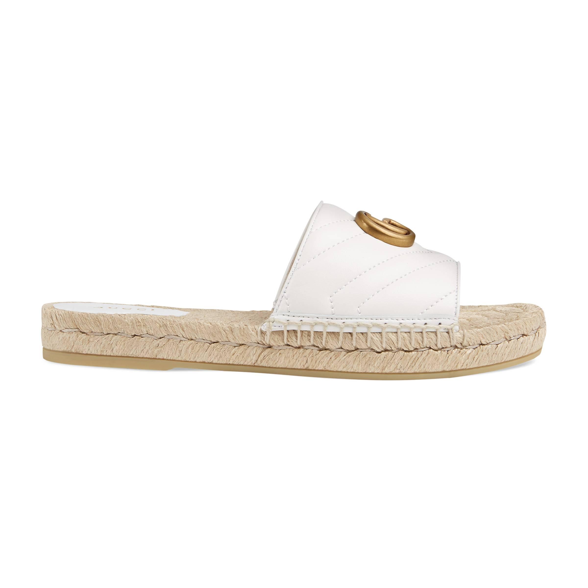 gucci pilar leather espadrilles