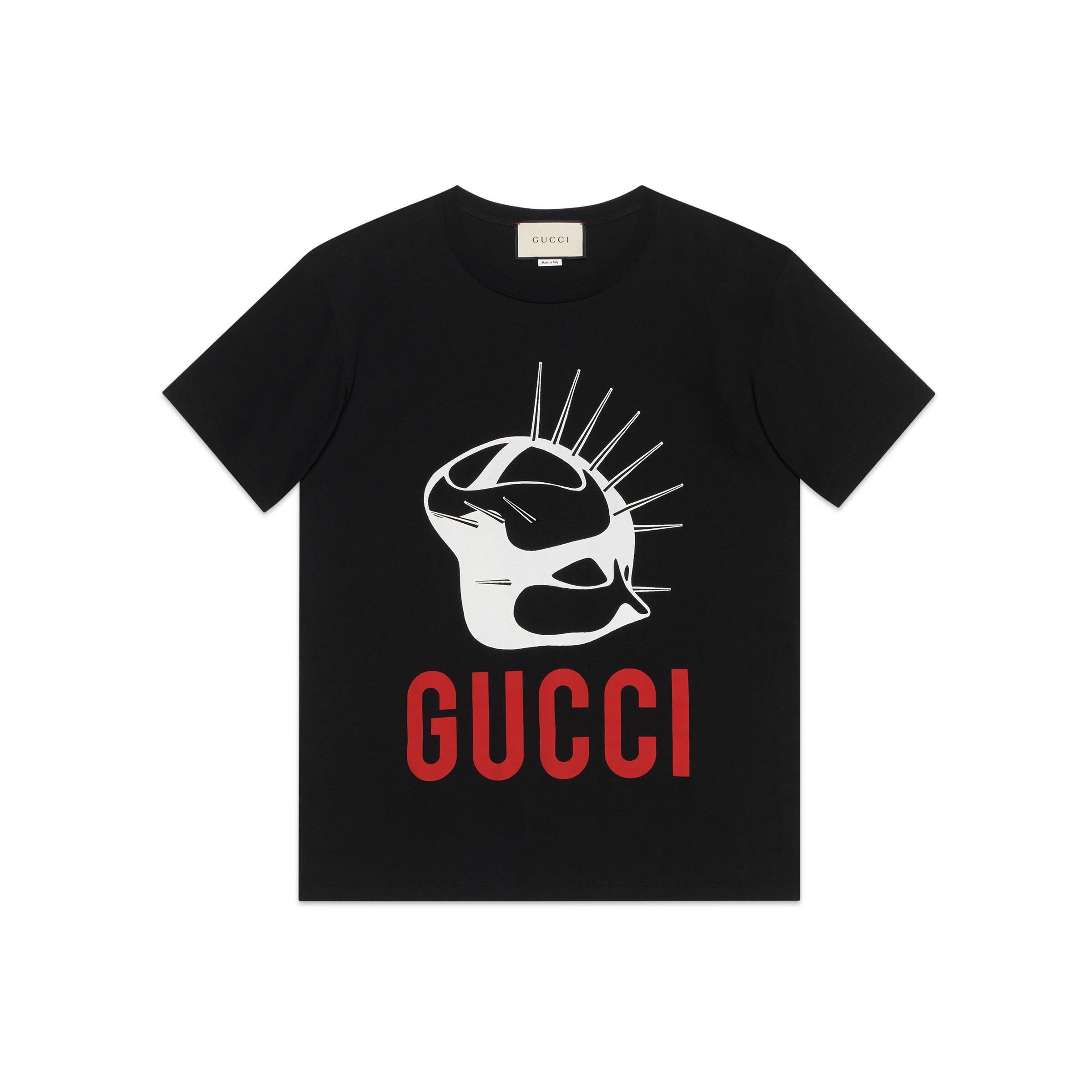 Gucci Mask Print T Shirt in Black Lyst