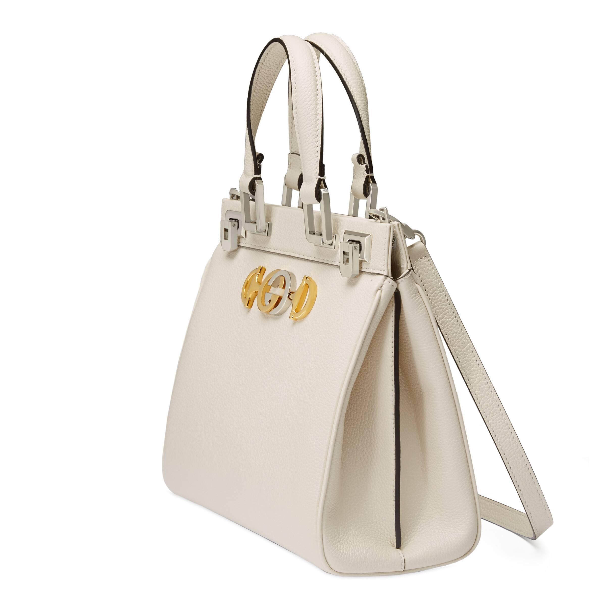 gucci zumi grainy leather small shoulder bag