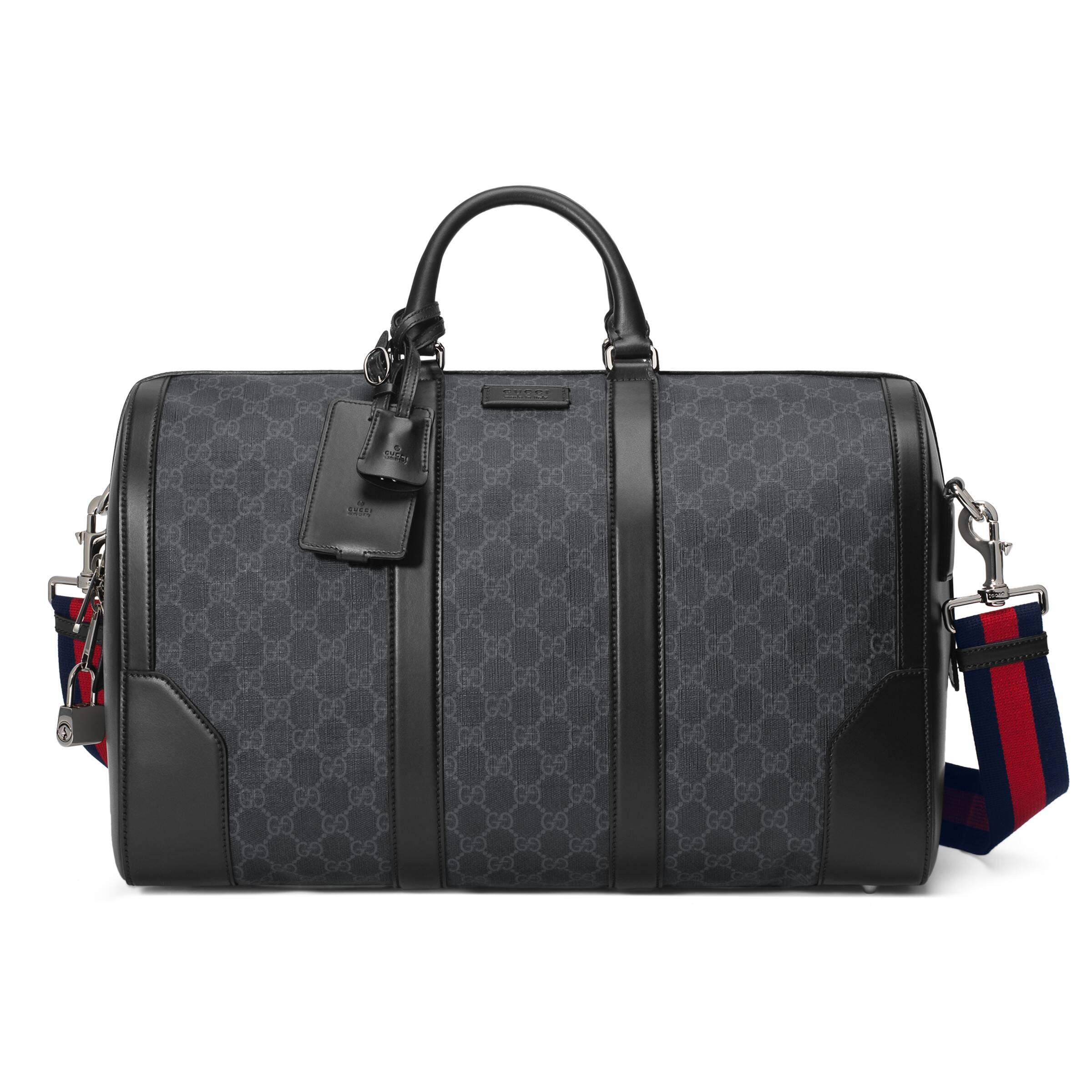 Gucci Canvas Soft GG Supreme Carryon Duffle in Black for Men Save 7