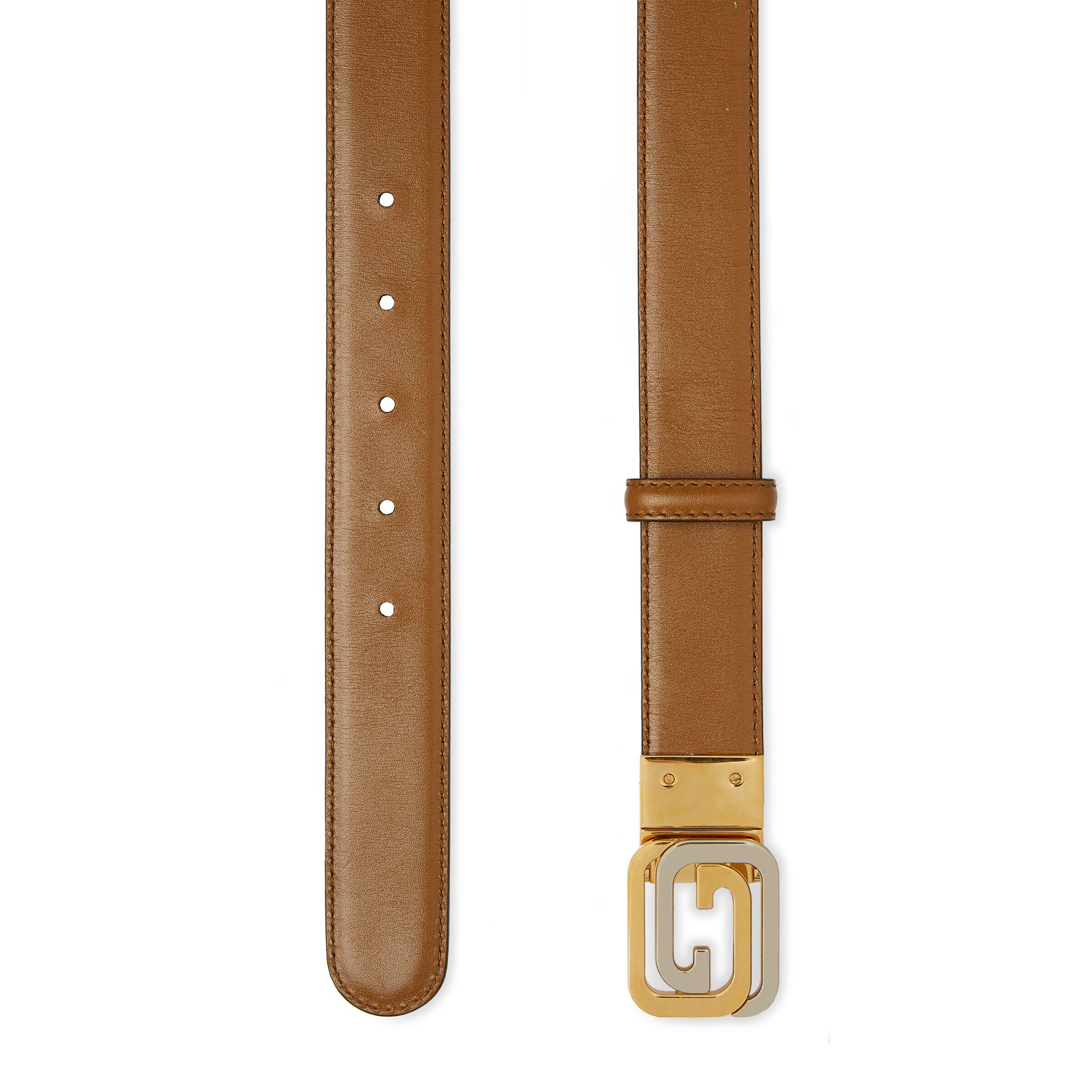 Gucci Reversible Belt With Squared Interlocking G for Men | Lyst