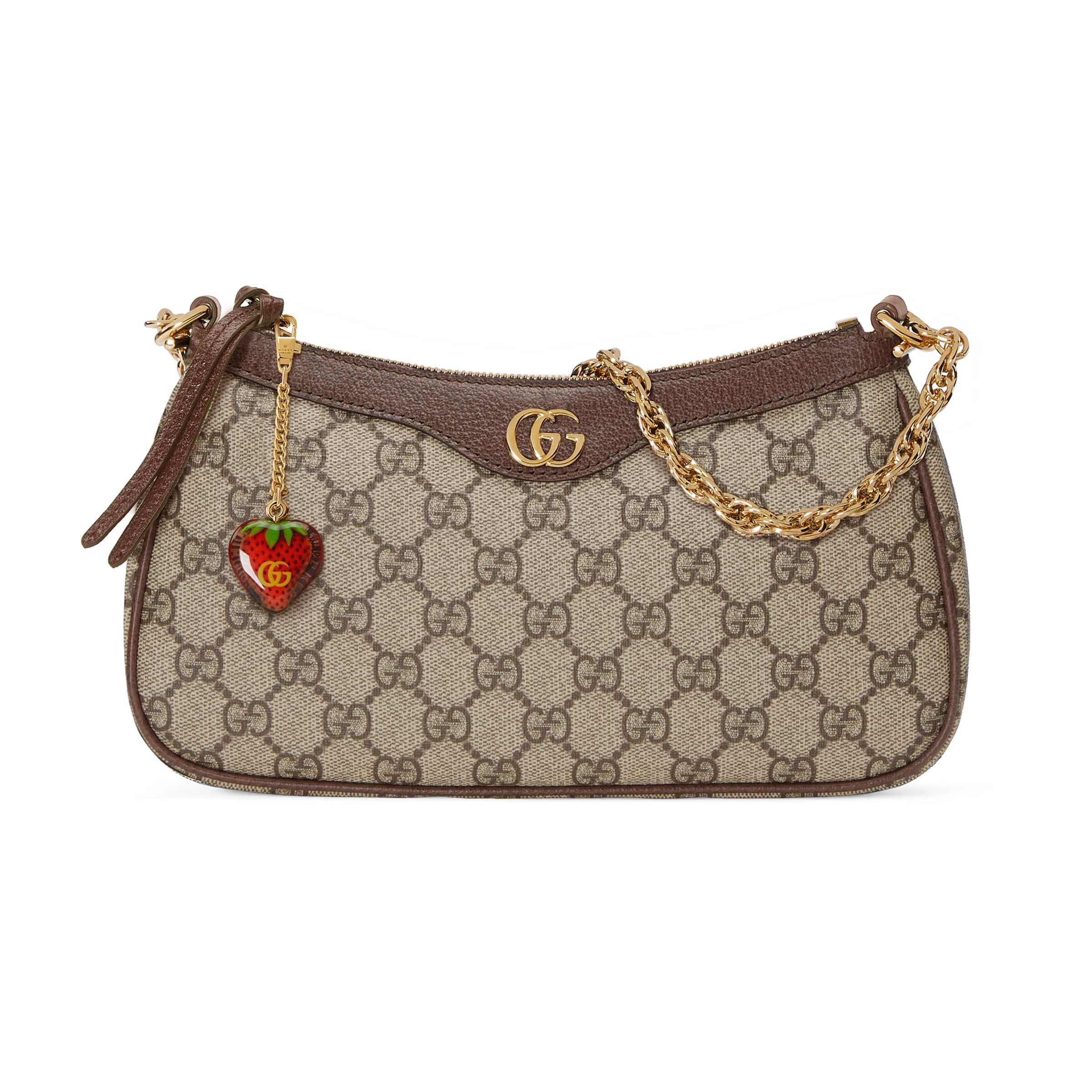 Gucci Ophidia GG Small Handbag in Brown | Lyst
