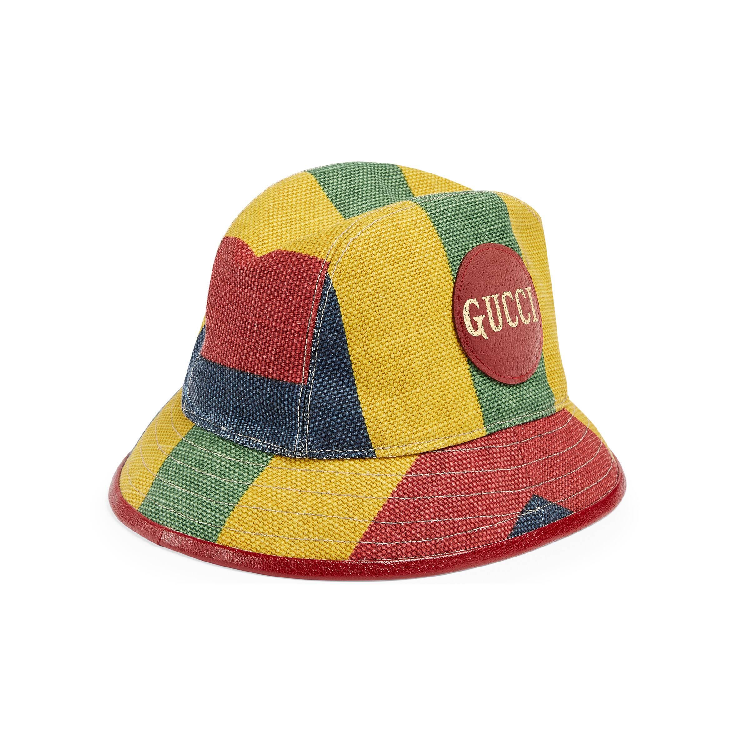 Fedora con righe BaiaderaGucci in Tela da Uomo | Lyst