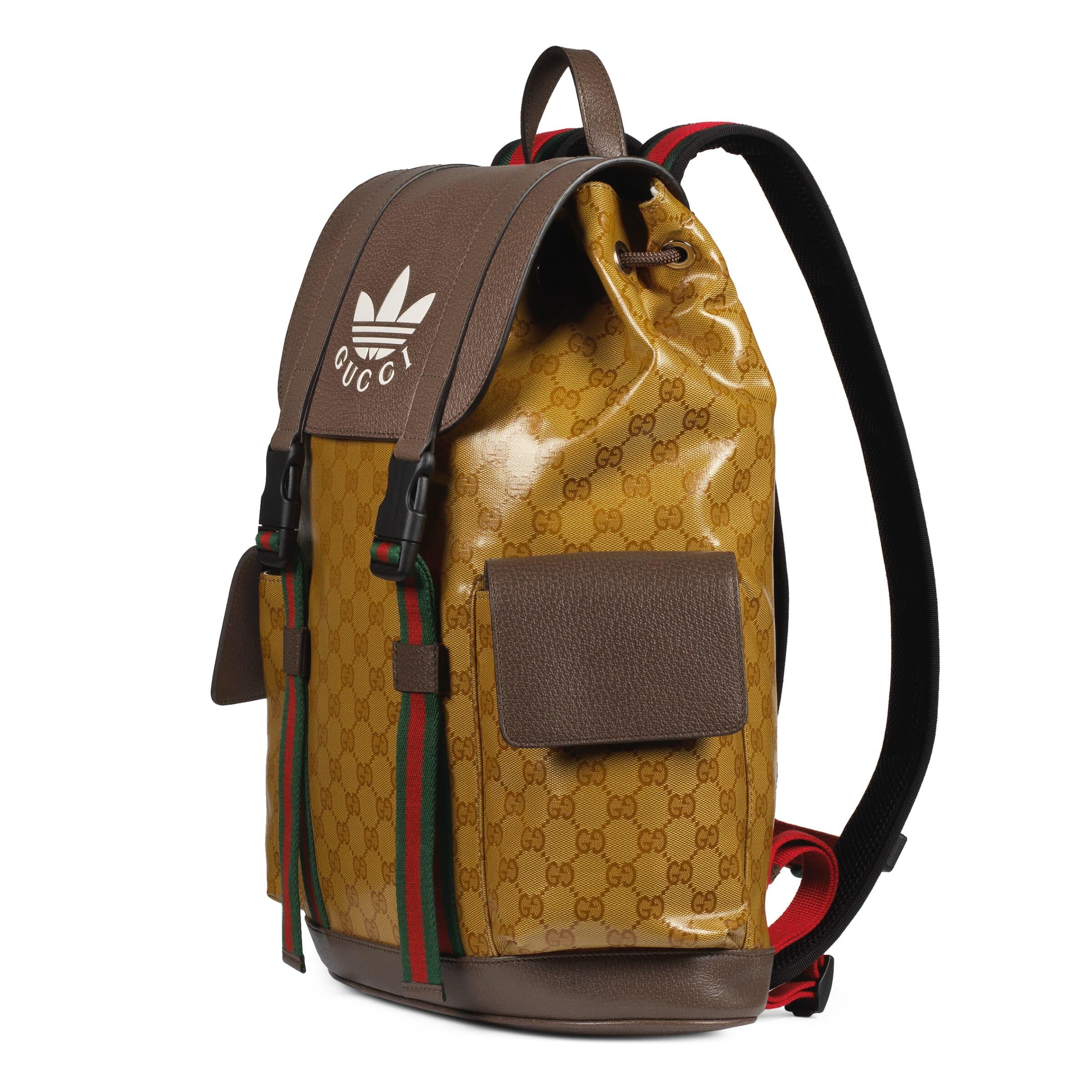 GUCCI GUCCI adidas Collaboration Shoulder crossbody Bag 702427 canvas Brown  Used 702427｜Product Code：2100301064447｜BRAND OFF Online Store