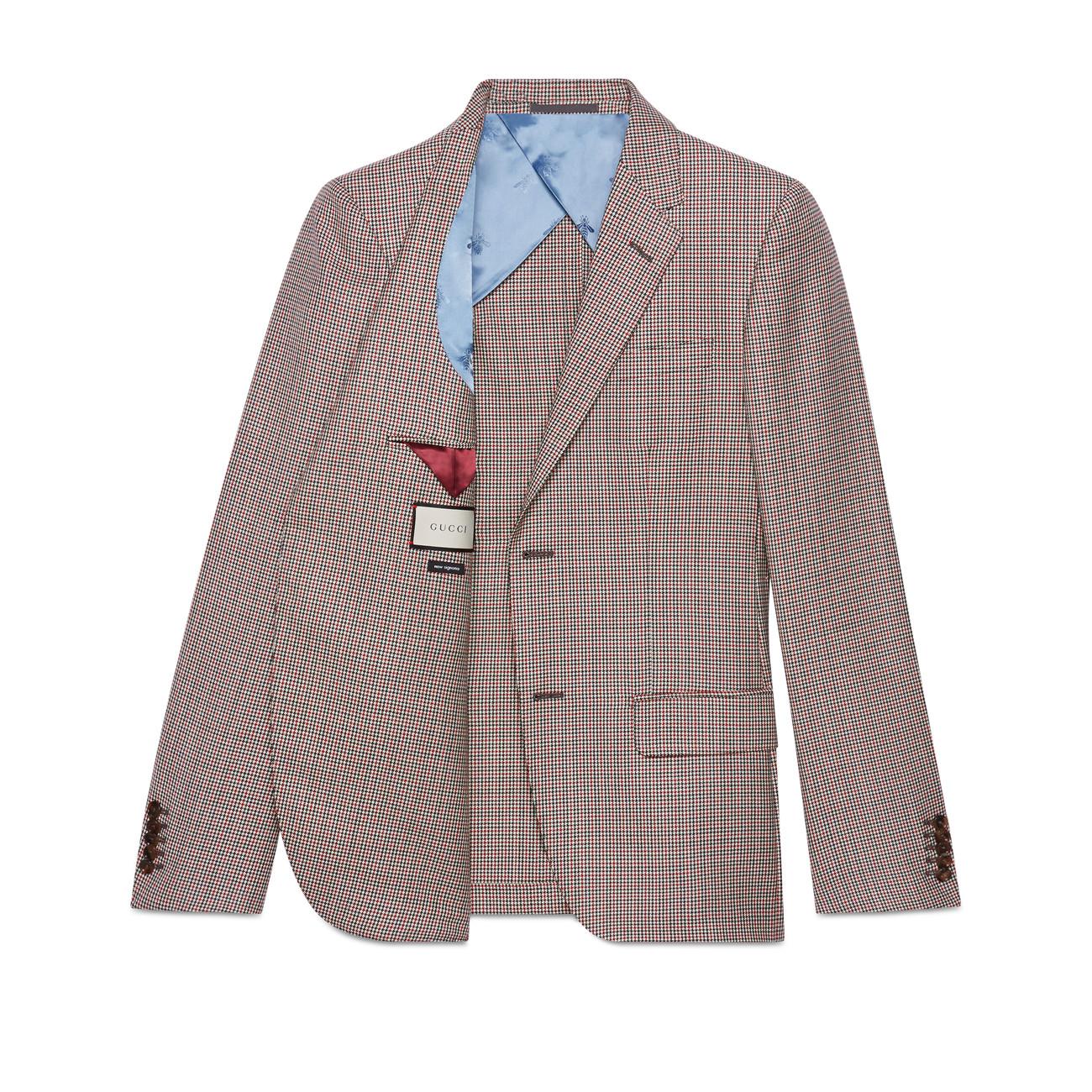 gucci houndstooth jacket