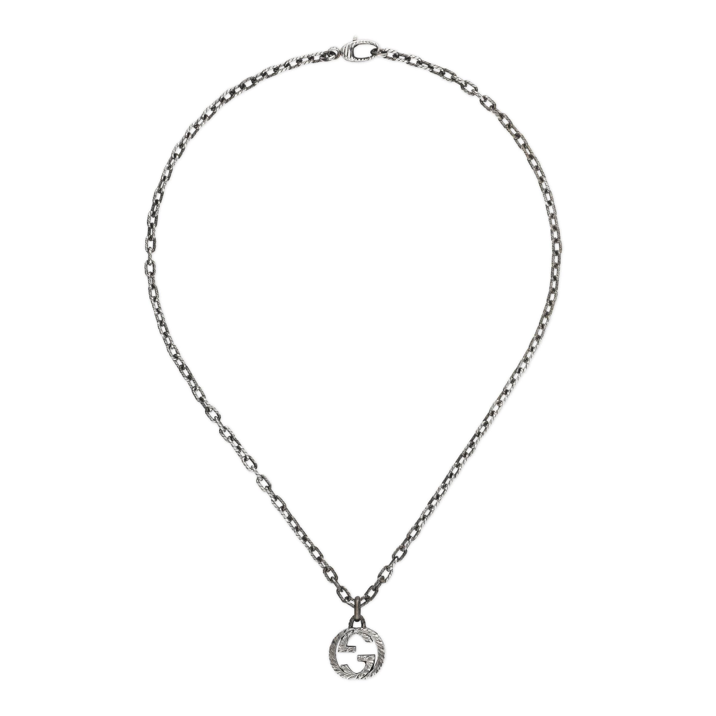 Collana con pendente GG da Uomo di Gucci in Metallizzato | Lyst