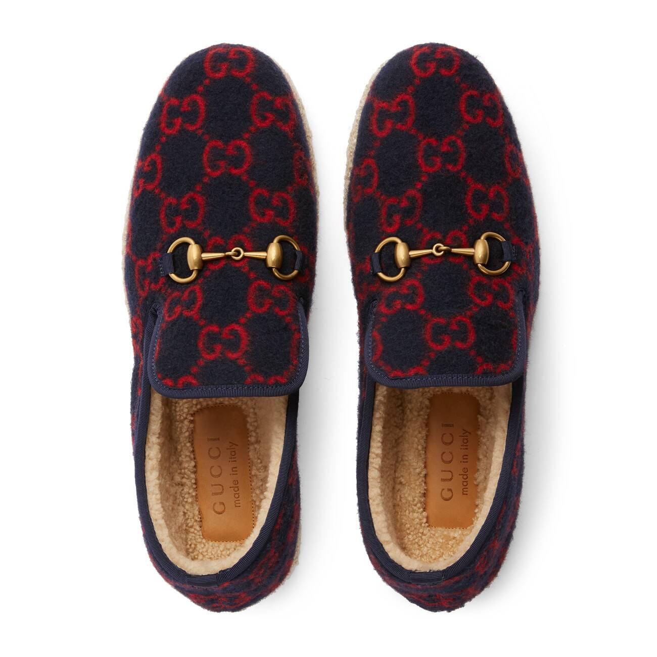 men's gg wool loafer