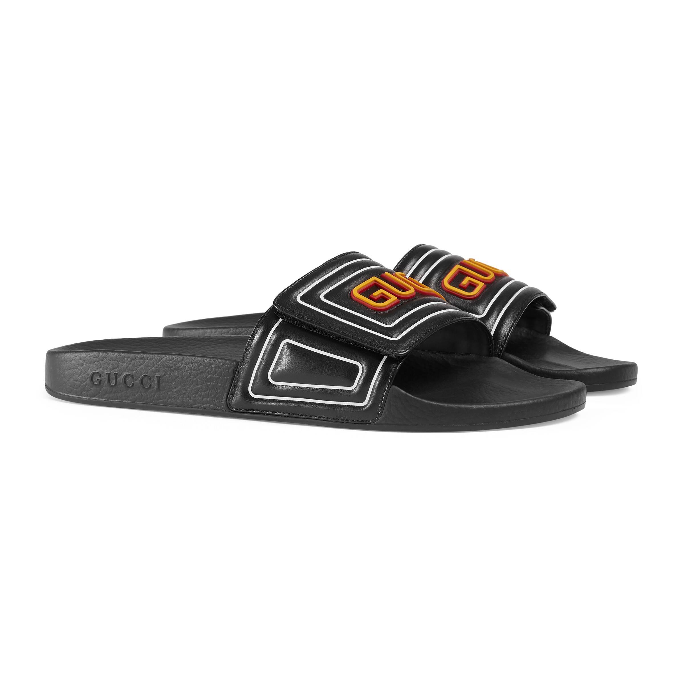 gucci logo slides
