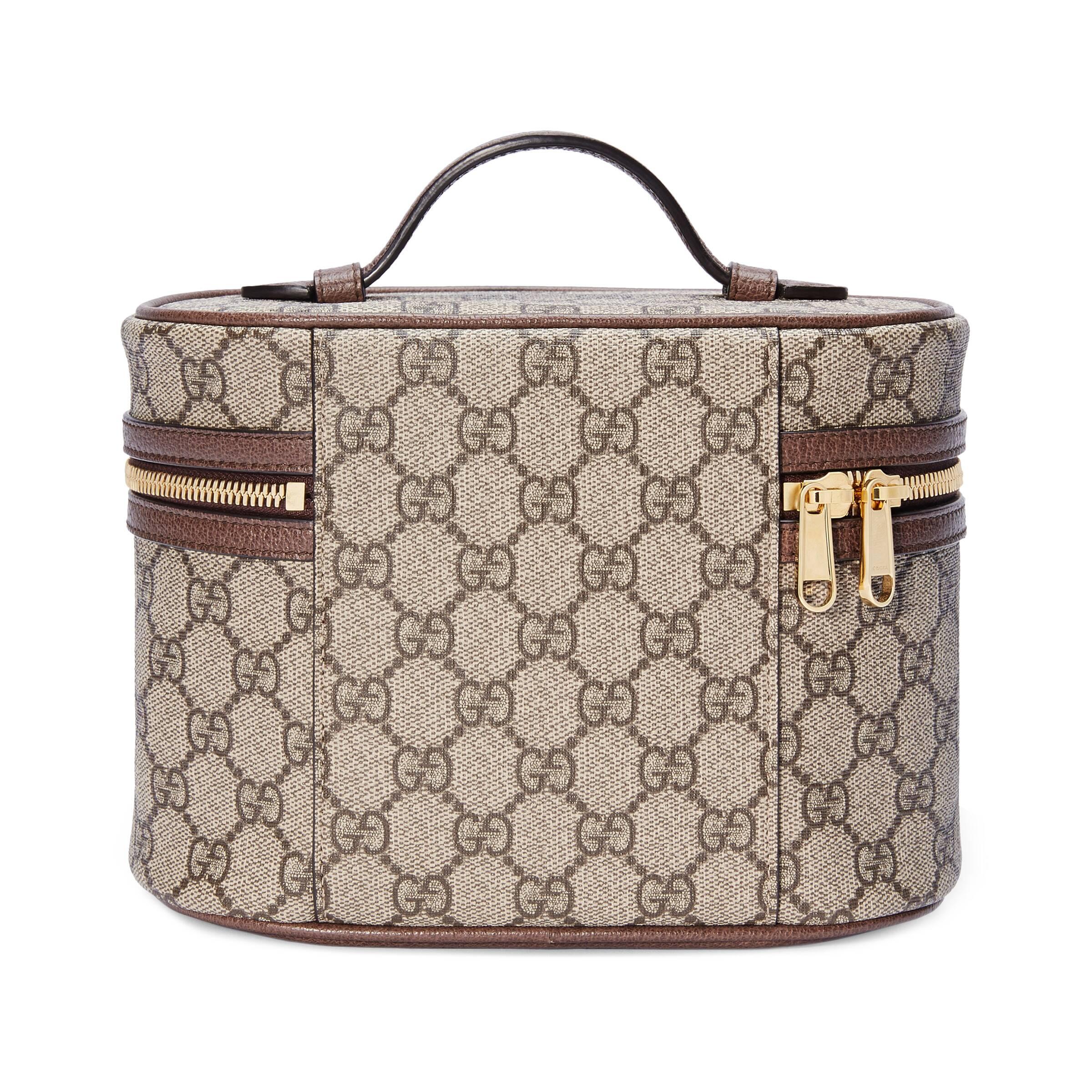 Gucci Ophidia GG Cosmetic Case in Natural Lyst UK