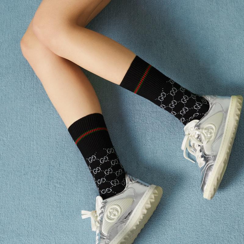 Gucci GG Cotton Blend Socks in Black for Men Lyst UK