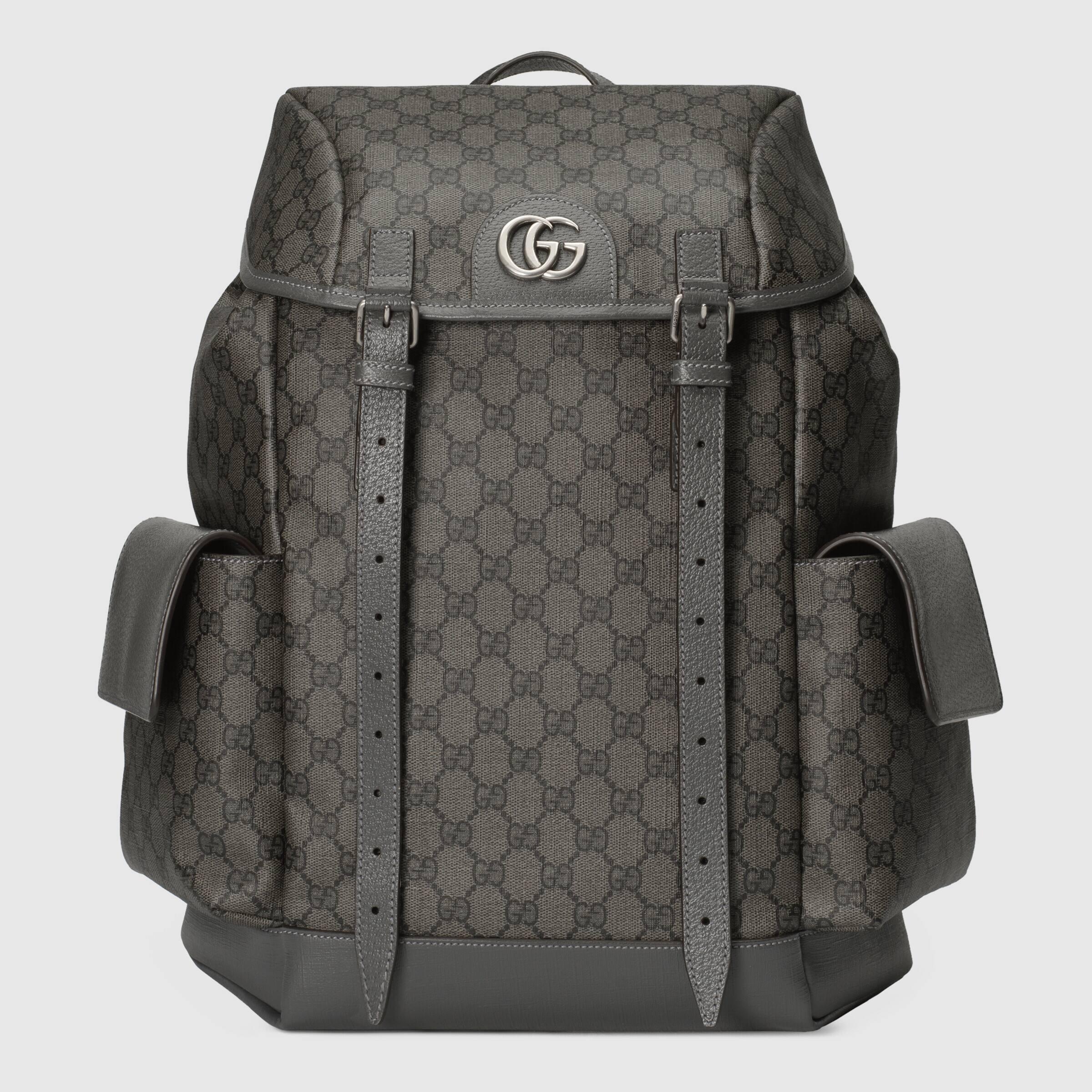 Gucci Ophidia GG Medium Backpack in Gray for Men | Lyst