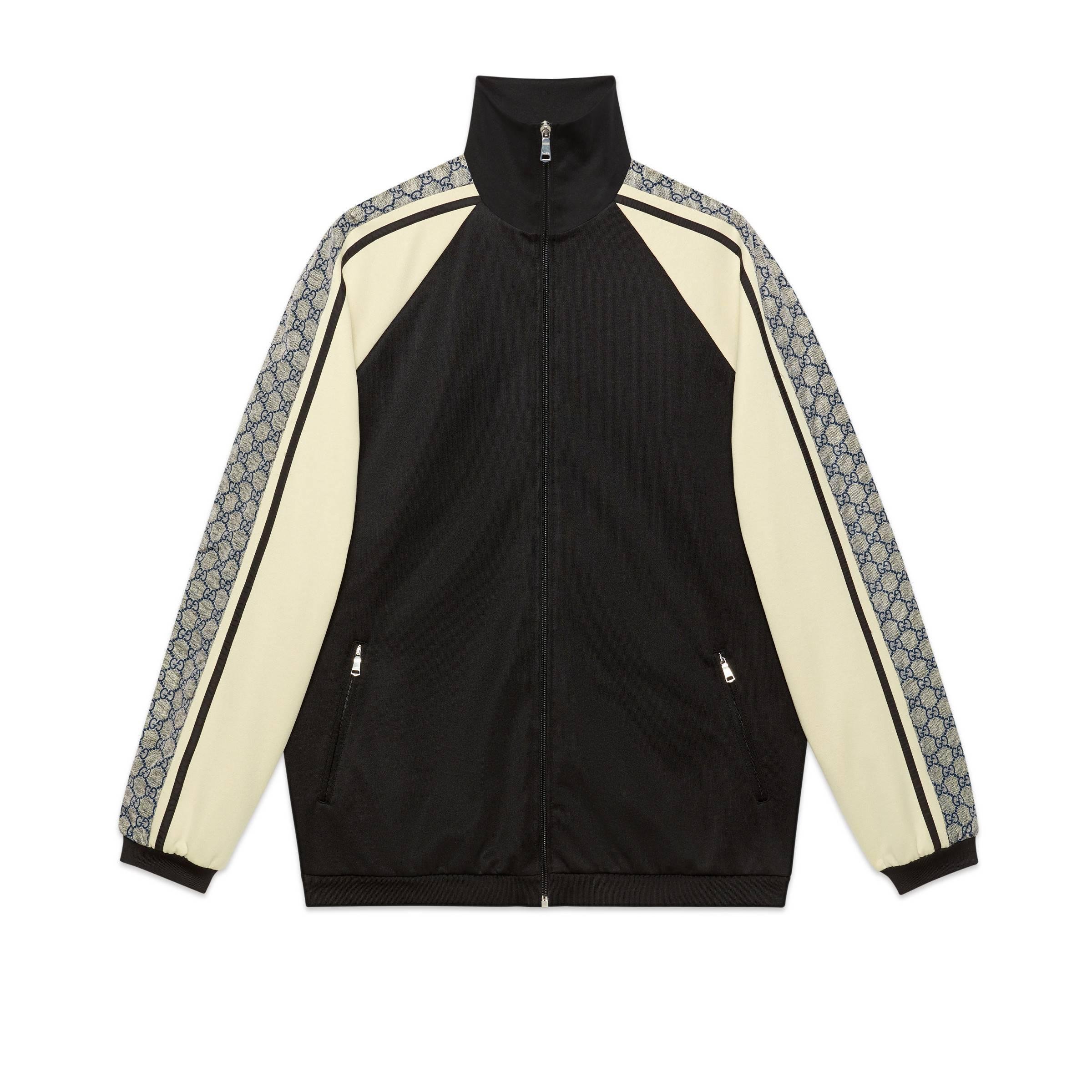 Gucci Synthetic Oversized Technical Jersey Jacket in Black for Men ...