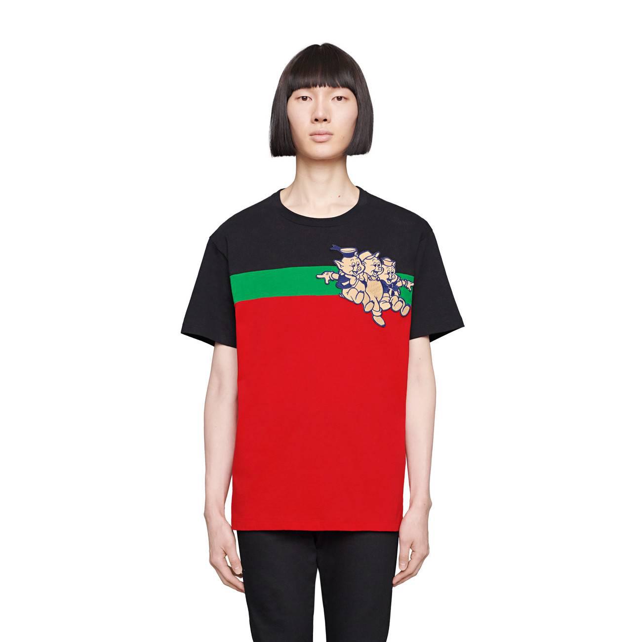 Gucci Men's Oversize T-shirt With Three Little Pigs Green Men | Lyst
