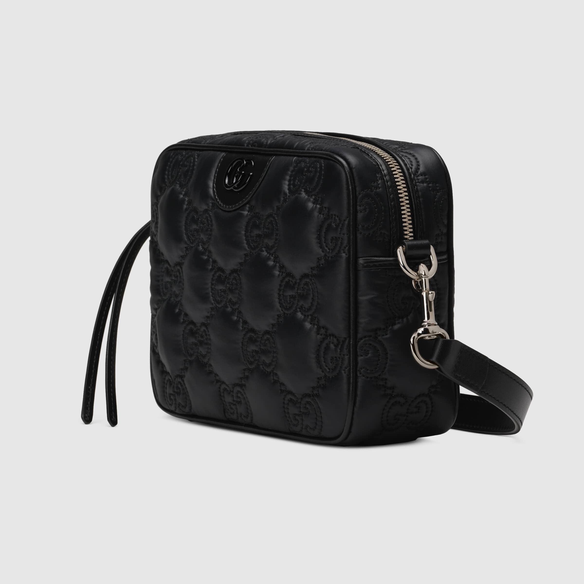 Gucci GG Matelassé Small Bag in Black | Lyst