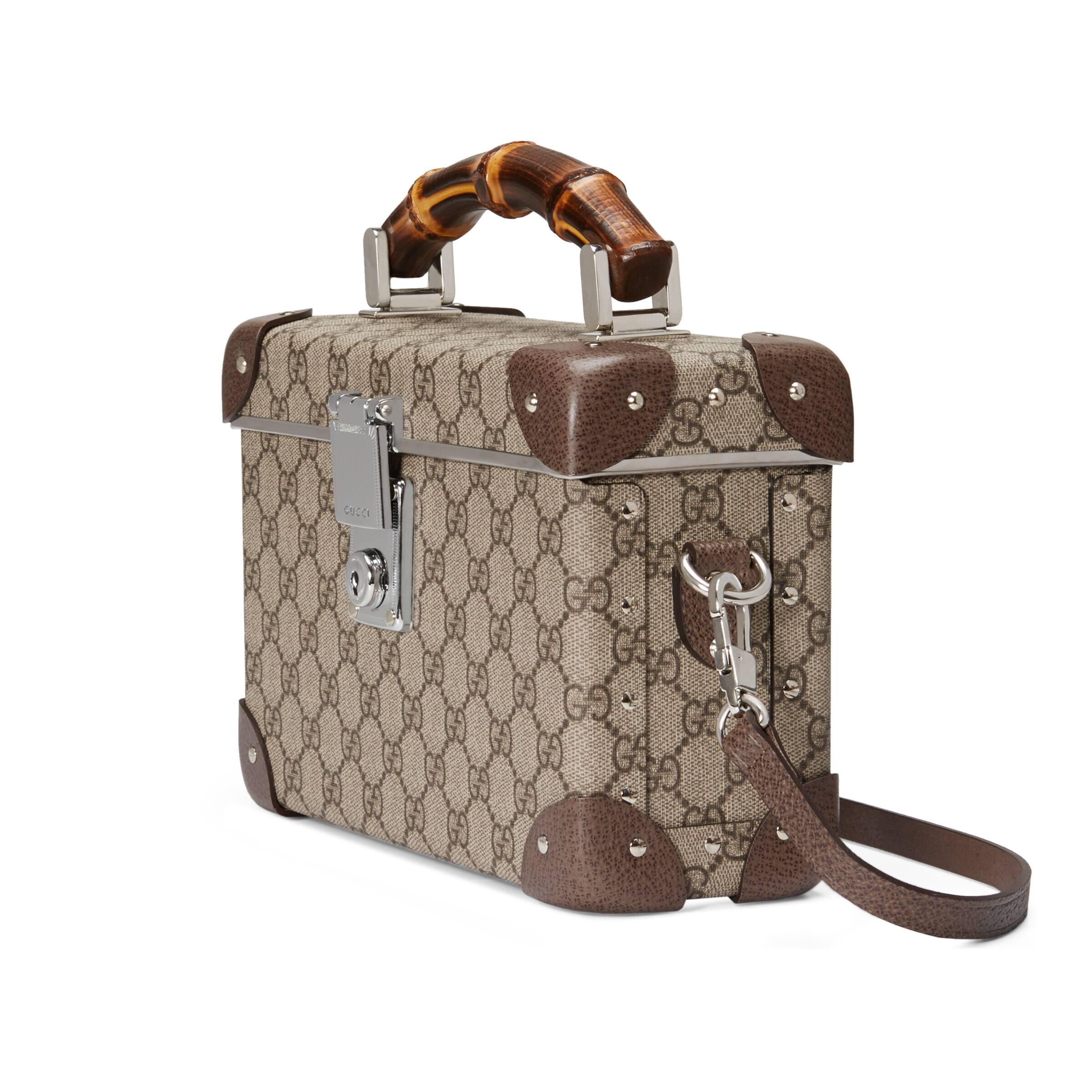 Gucci Globe-trotter GG Beauty Case in Natural | Lyst