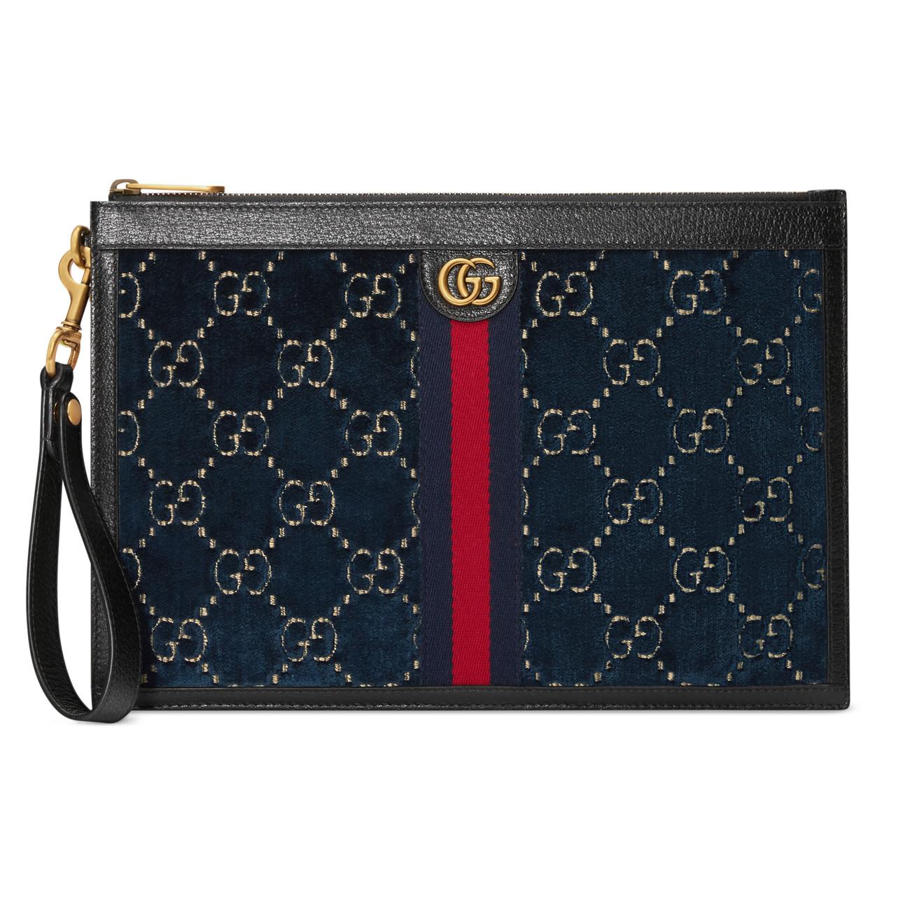 Gucci velvet pouch hotsell