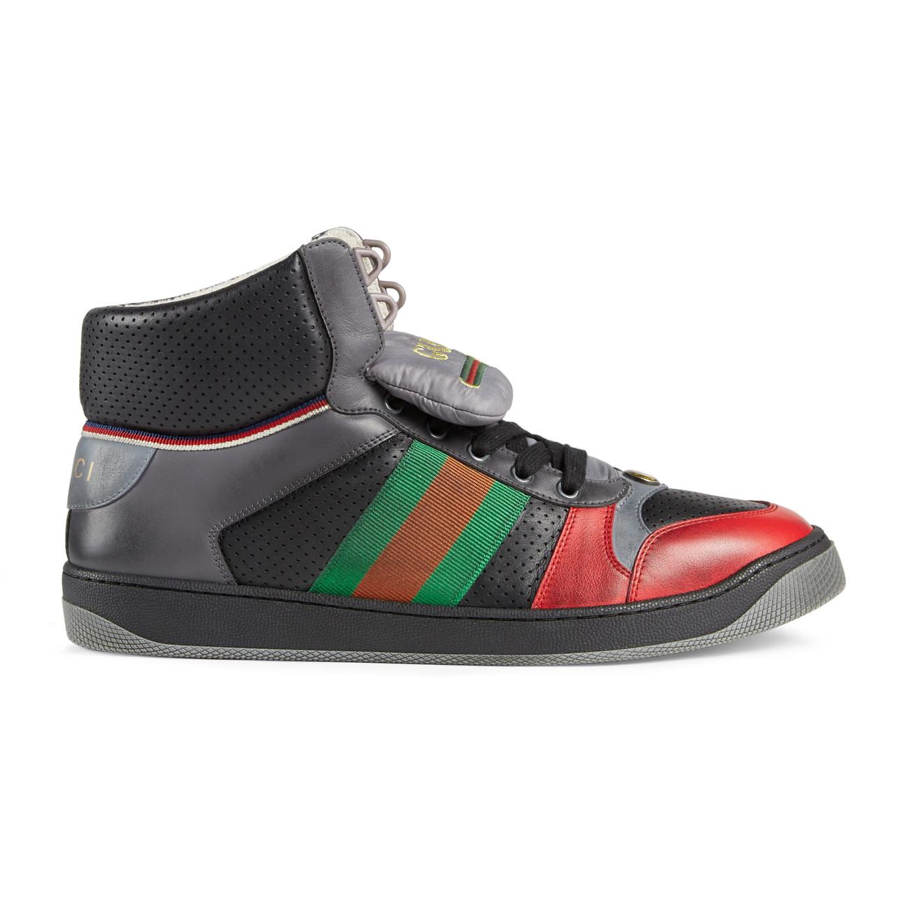 gucci screener leather sneaker