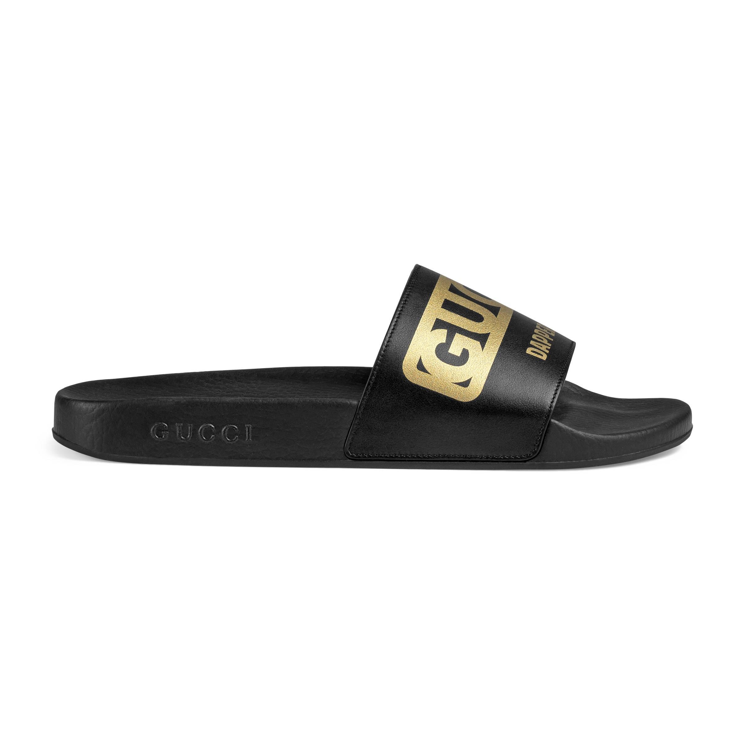 gucci dapper dan flip flops