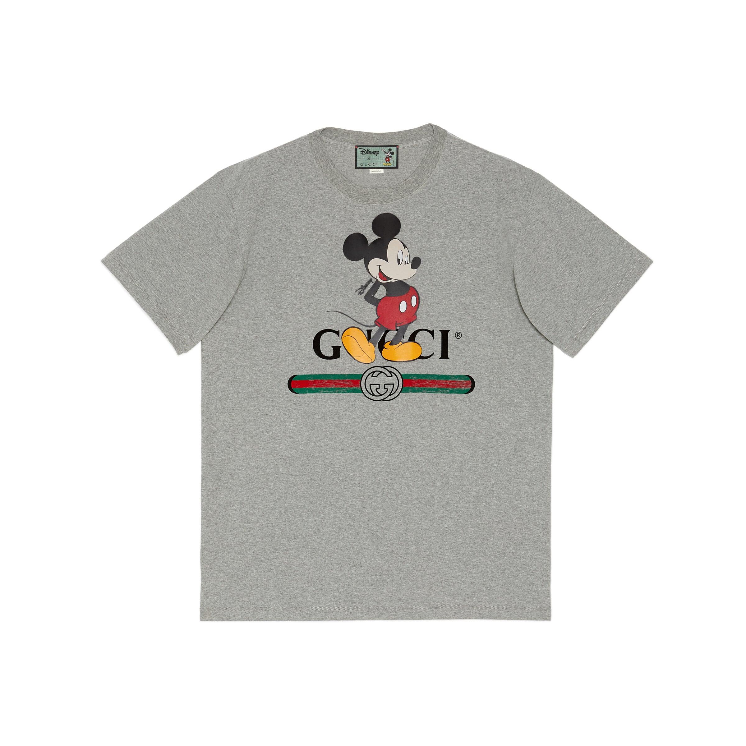 Gucci Disney X Oversize T-shirt in Gray for Men | Lyst
