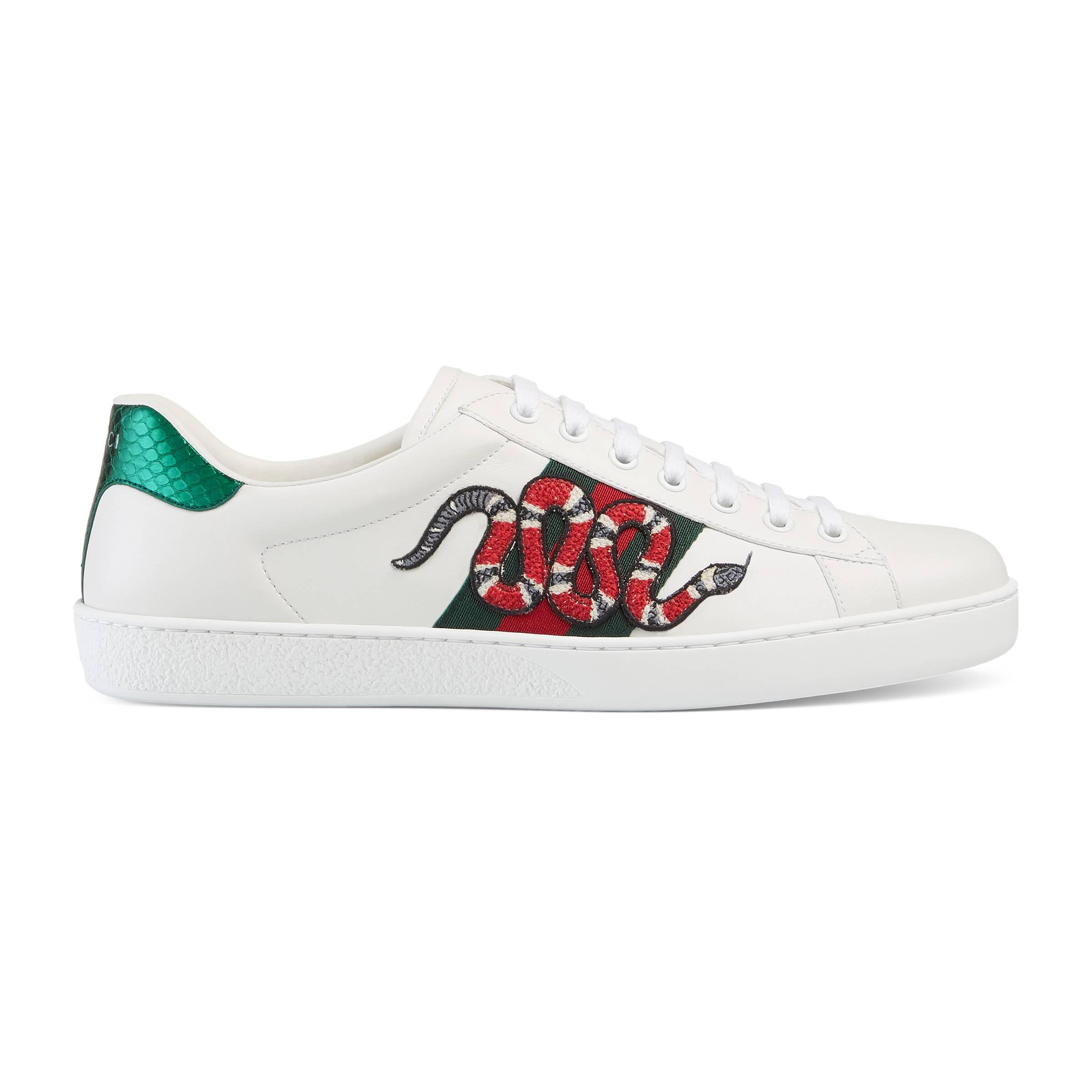 gucci white casual shoes