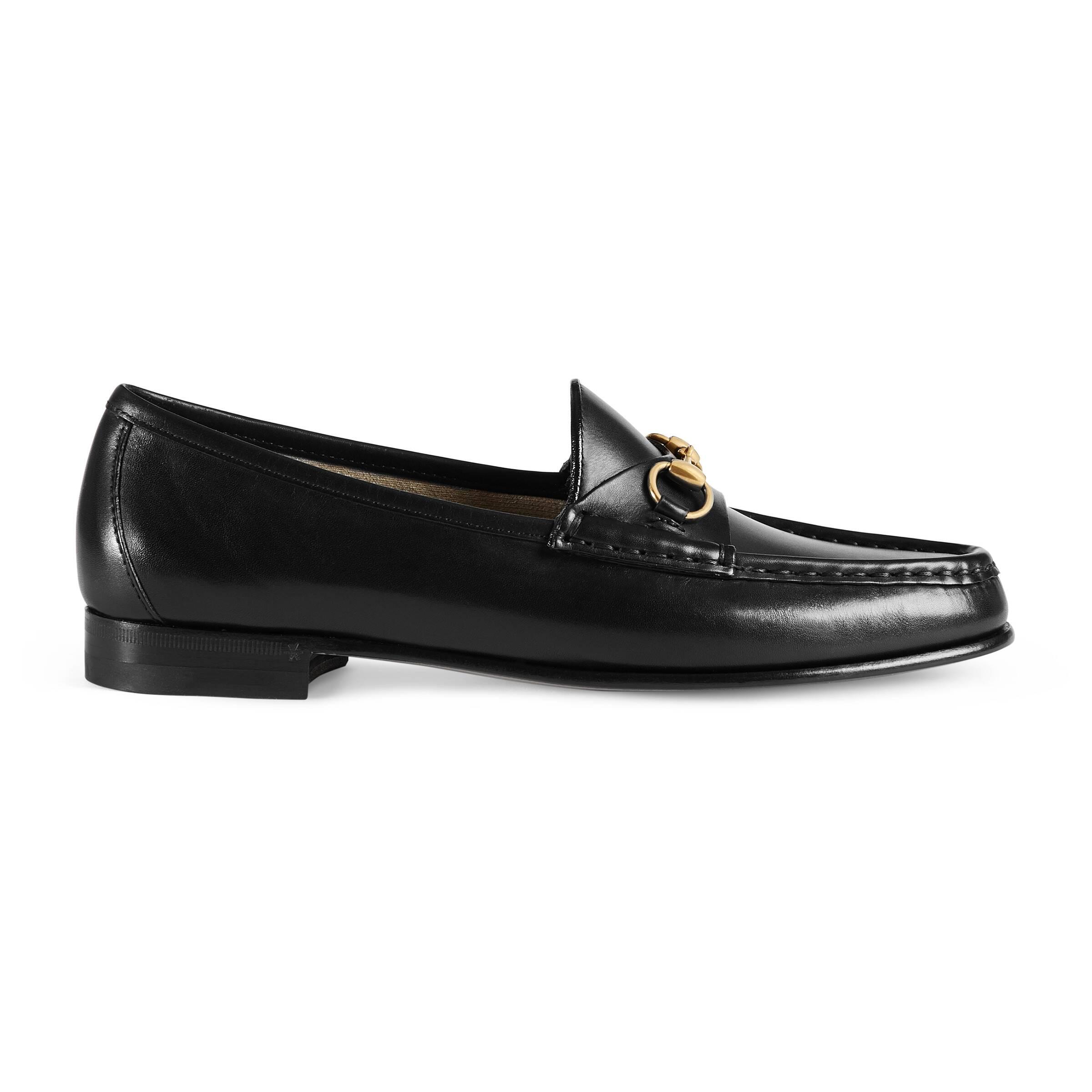 Gucci 1953 Horsebit Loafer In Leather in Black - Lyst