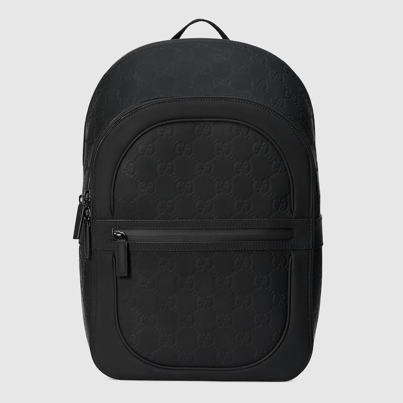 Gucci Black GG Marmont Backpack | Gucci purses, Bags, Black gucci backpack