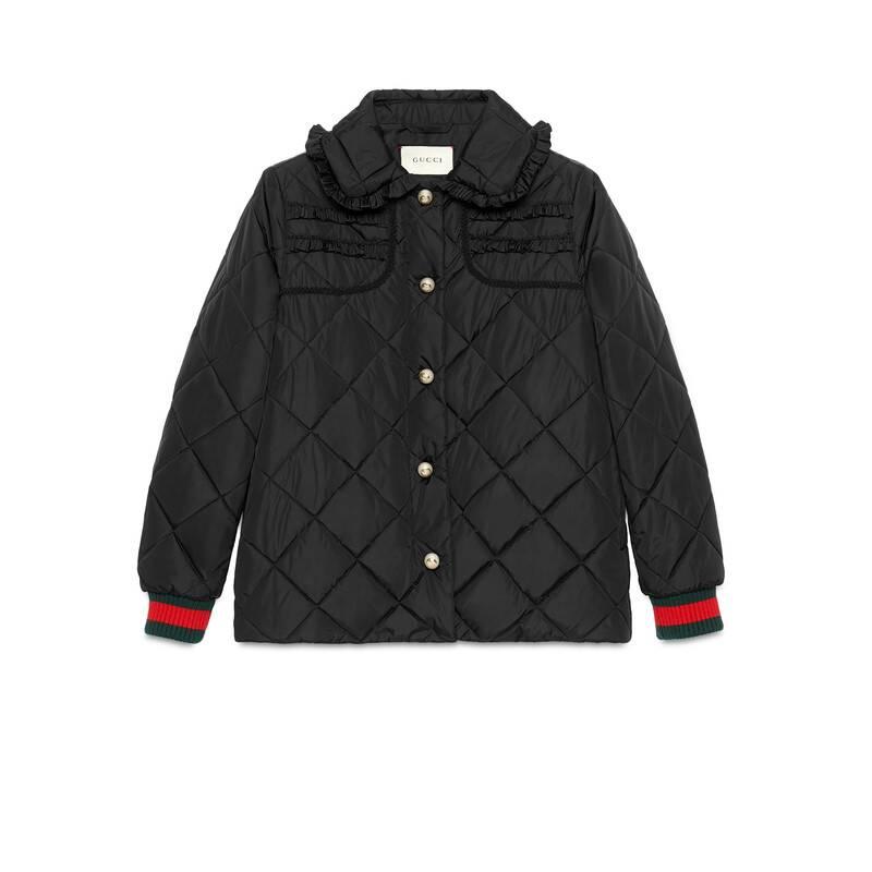 gucci quilted coat