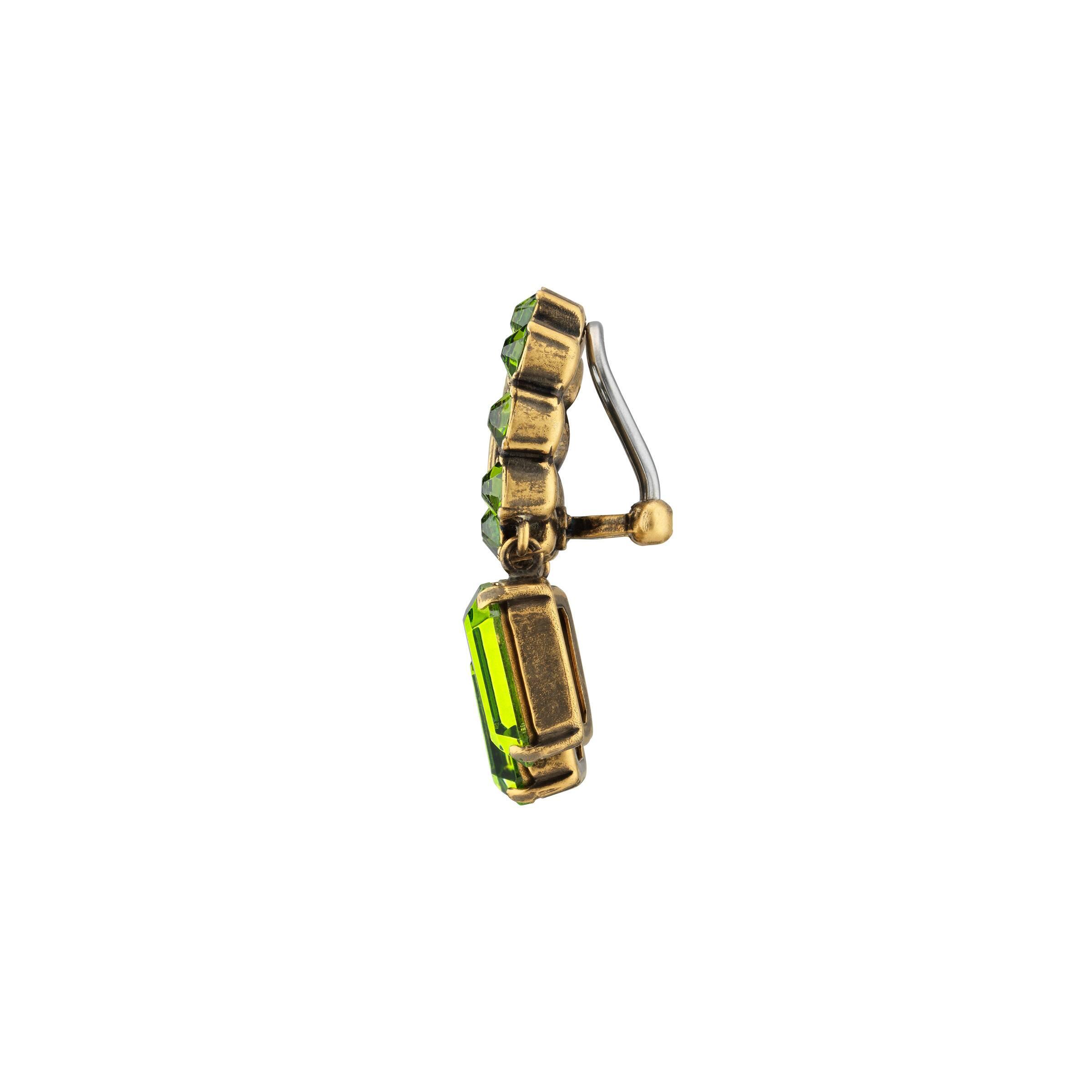 Gucci 2024 green earrings