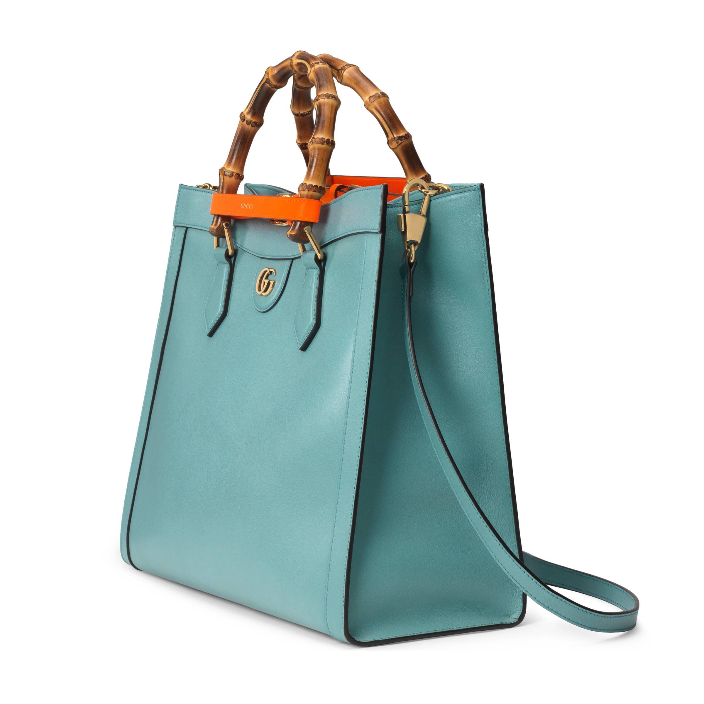 Gucci Diana Medium Tote Bag in Blue