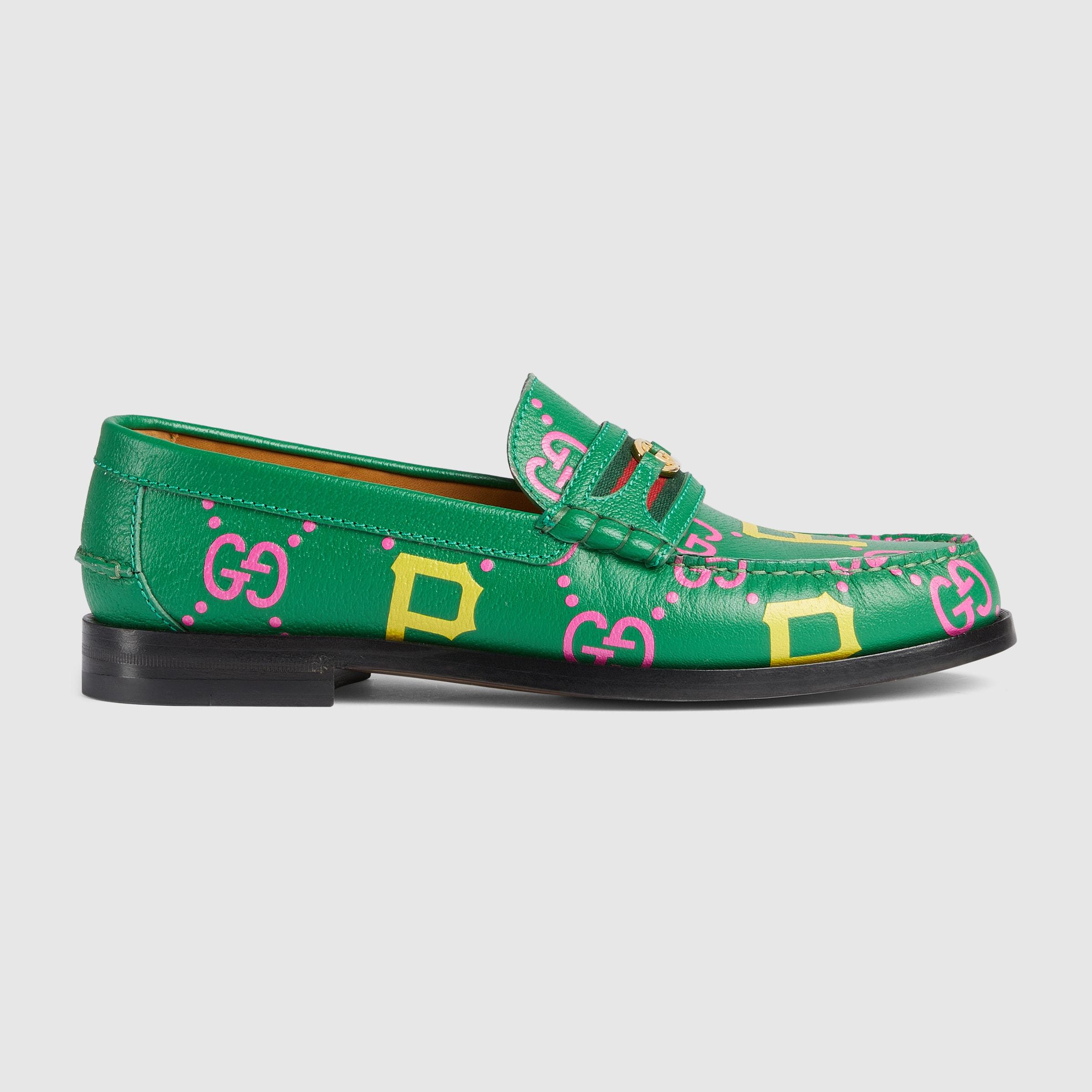 Gucci GG And Pirates Loafer in Green for Men | Lyst