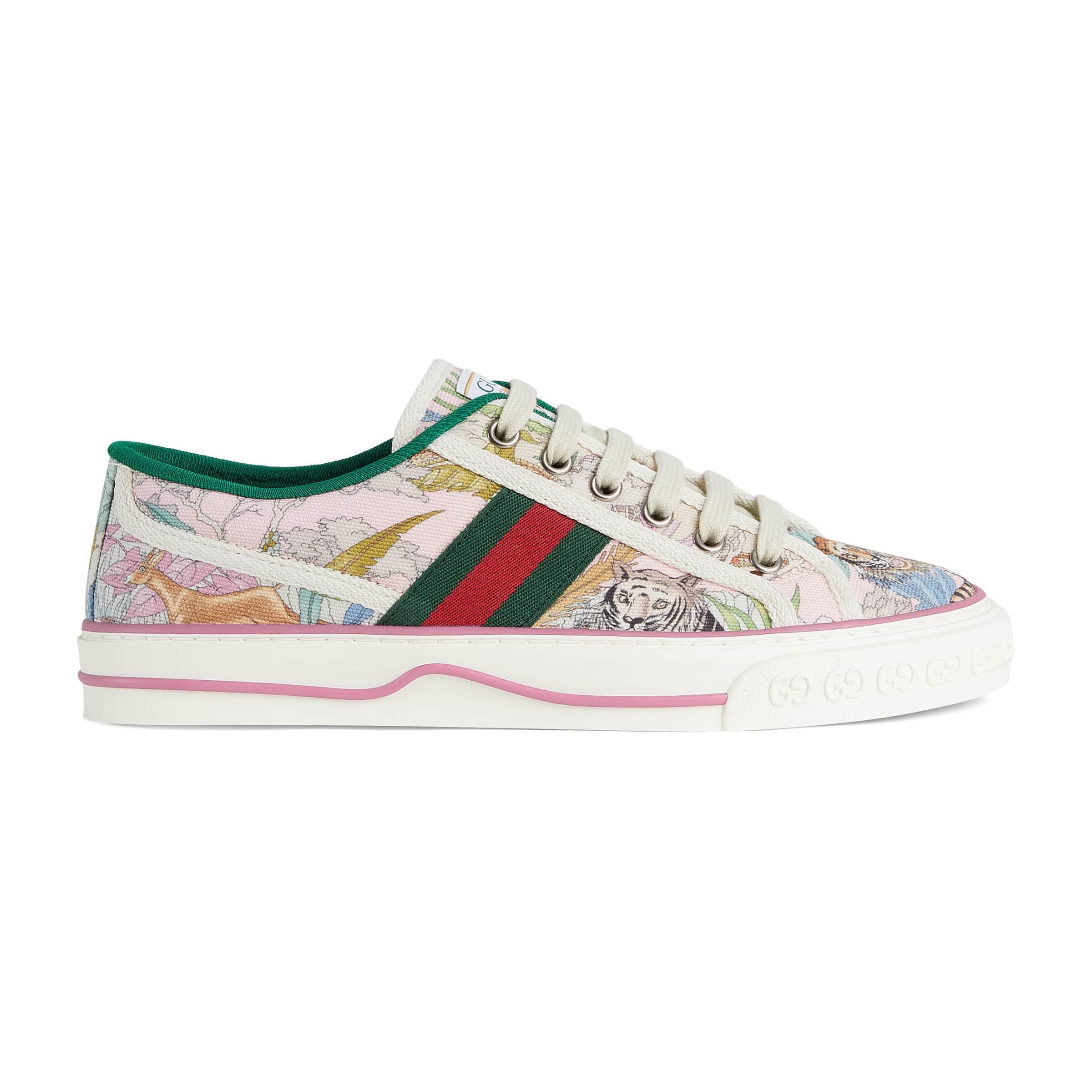 Gucci Tiger Tennis 1977 Sneaker in Pink | Lyst