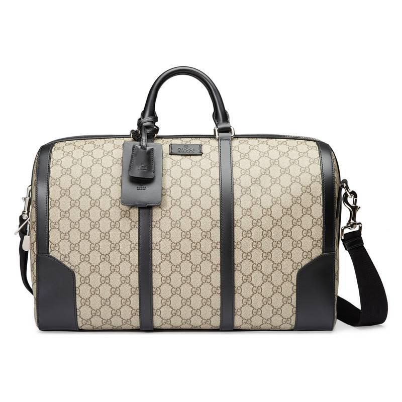 gucci supreme duffle