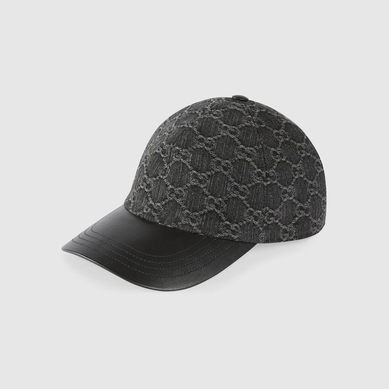 gucci-Black-GG-Denim-Baseball-