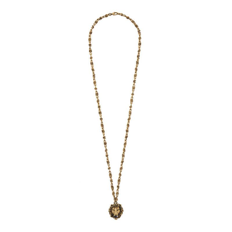 gucci lion choker
