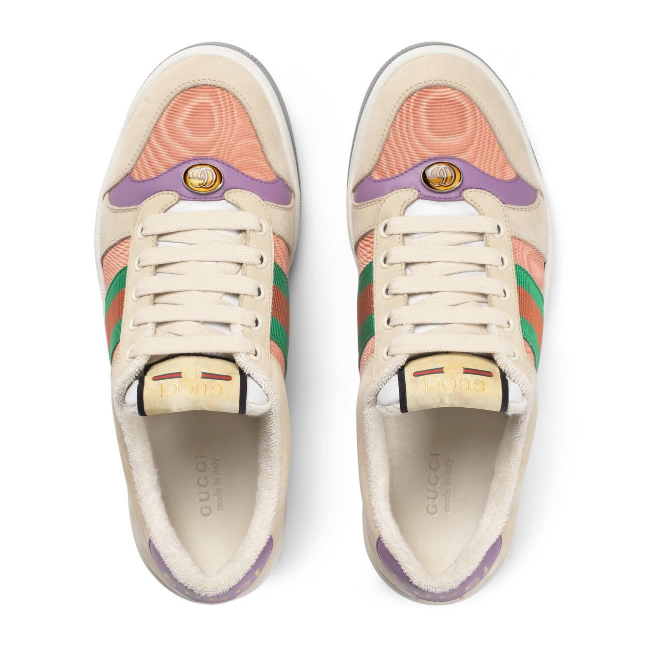 Gucci Women's Screener Leather Sneaker 