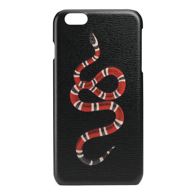 Gucci Canvas Snake Print Iphone 6 Plus Case in Black | Lyst