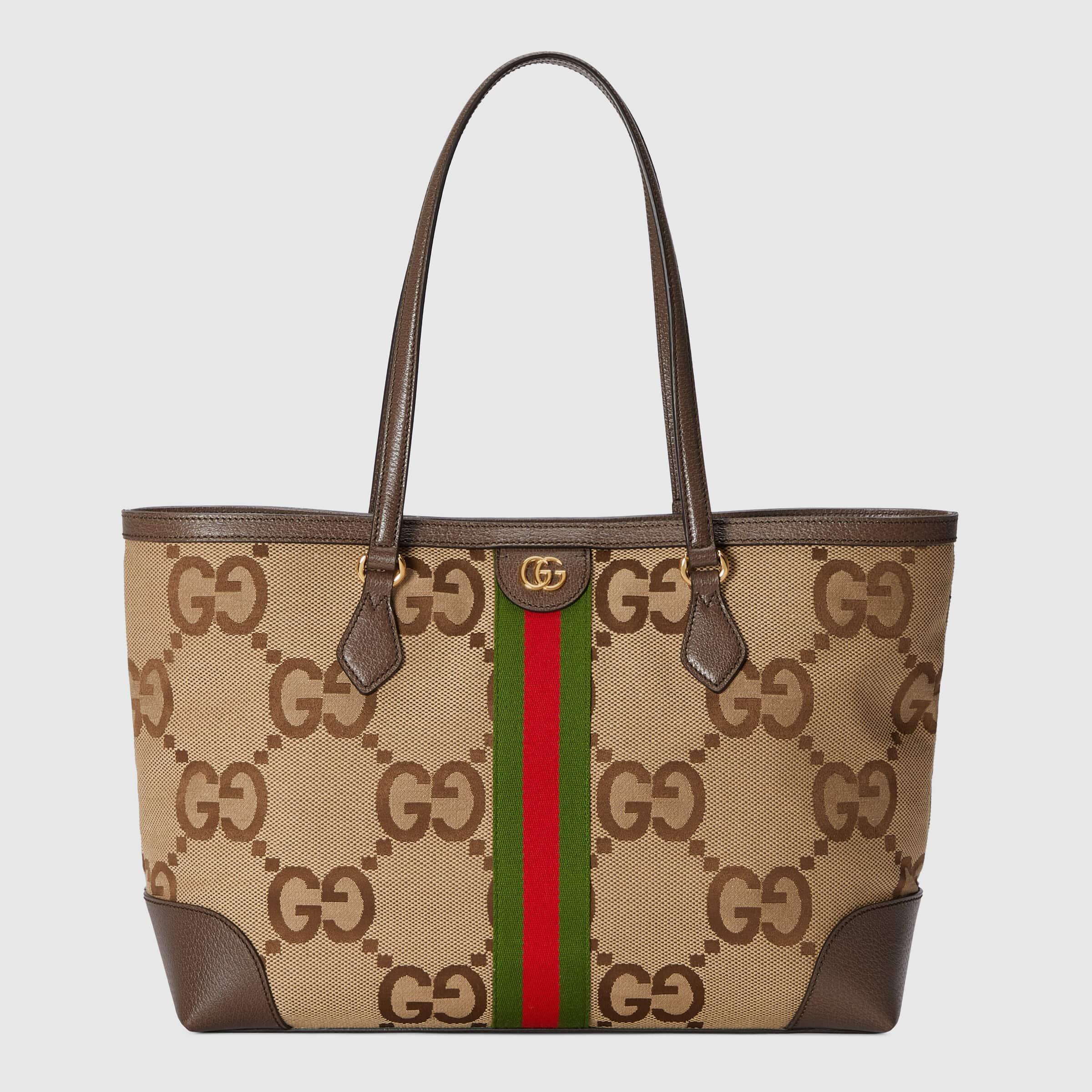 即発!大人気☆Gucci オフィディア ジャンボGG ミディアムトート ジャンボ GG ミディアム トートバッグブラック GGレザー | GUCCI公式