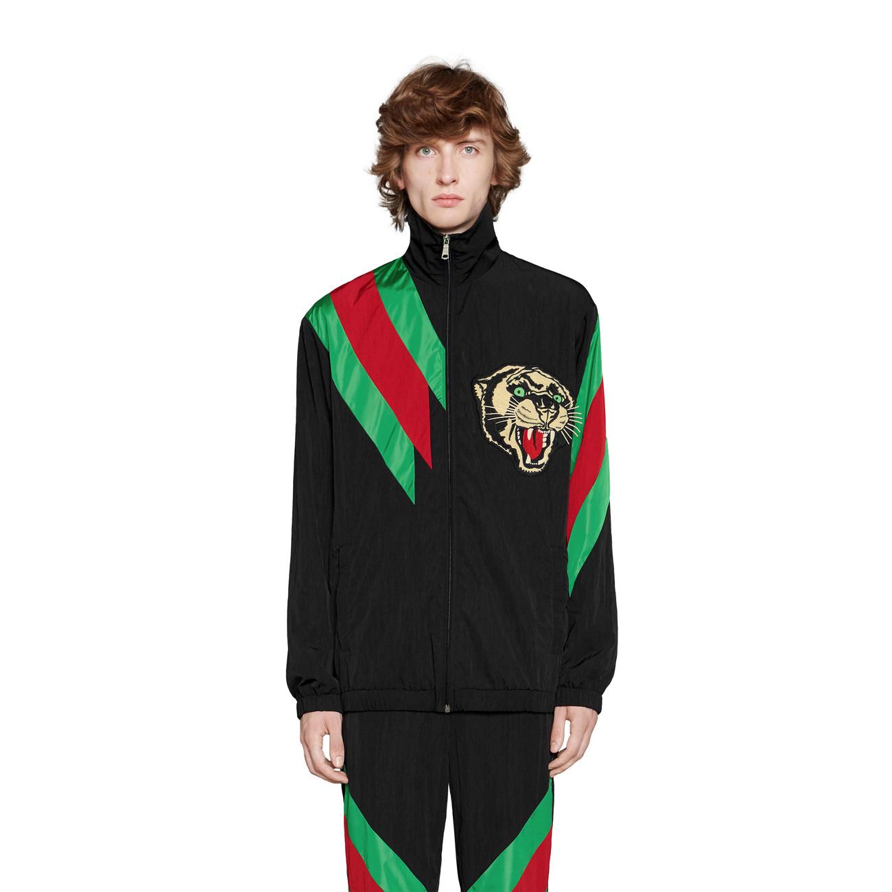 Gucci Tiger Web Jacket in for Men | Lyst