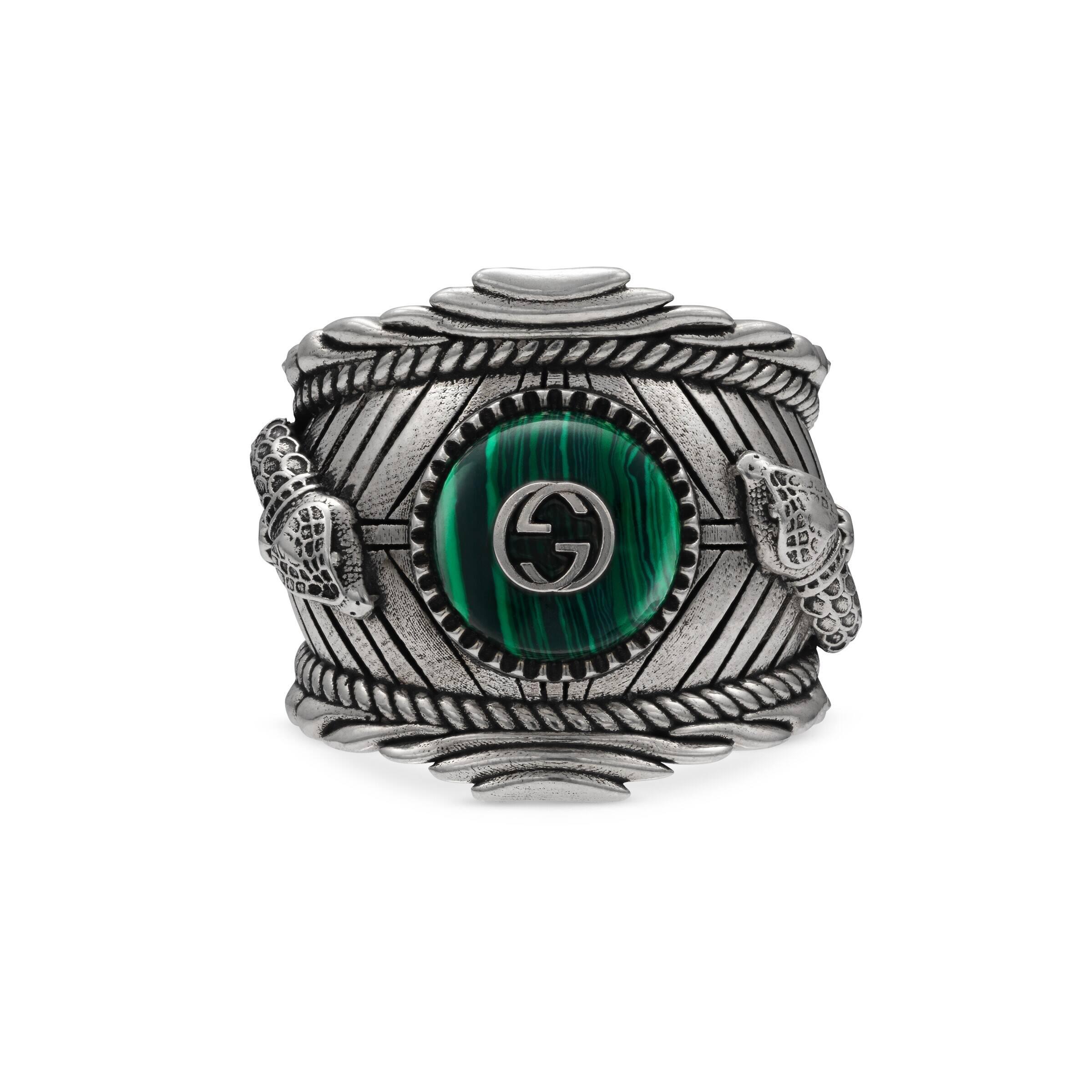 Gucci on sale green ring