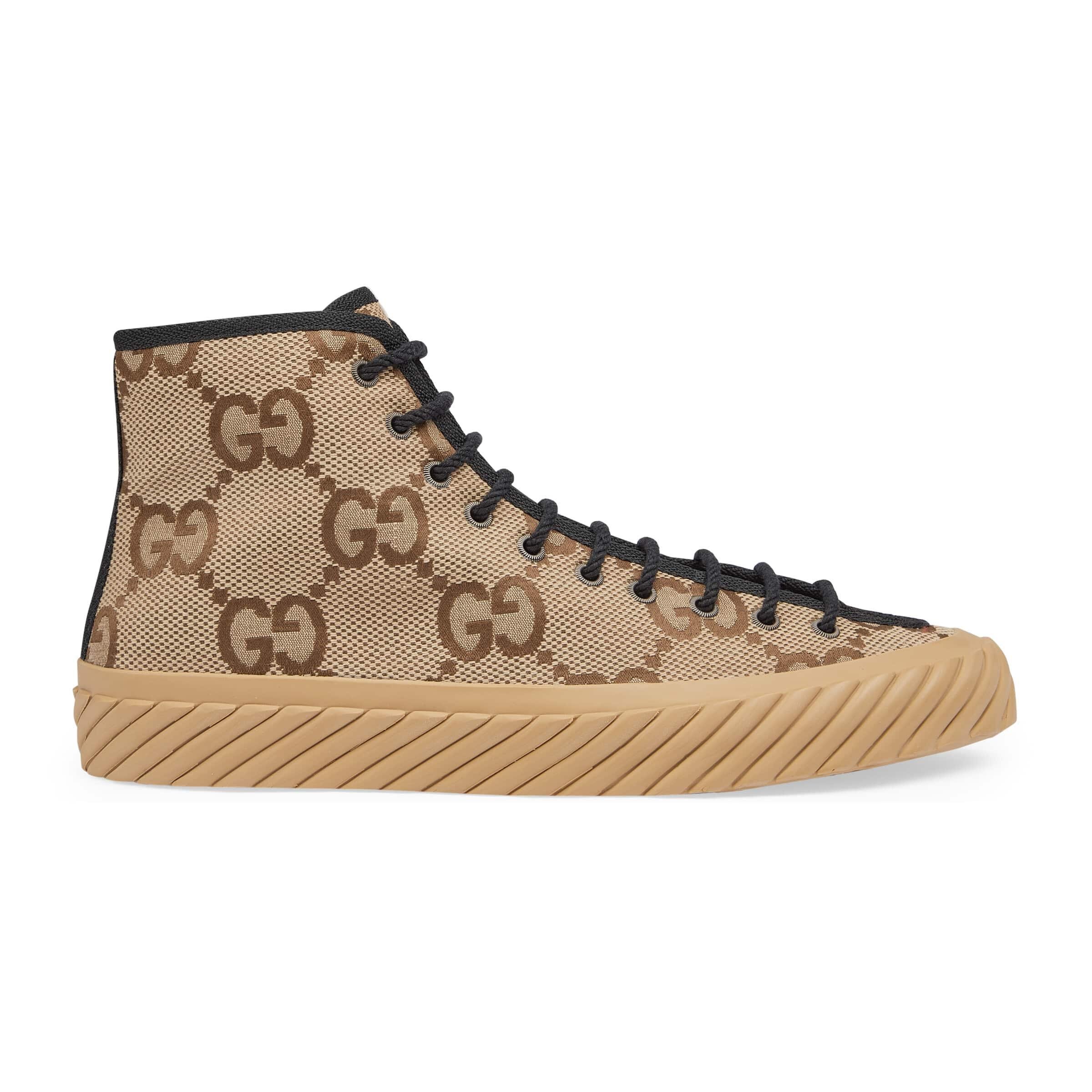 Gucci High-top Maxi GG Sneaker in Brown for Men | Lyst