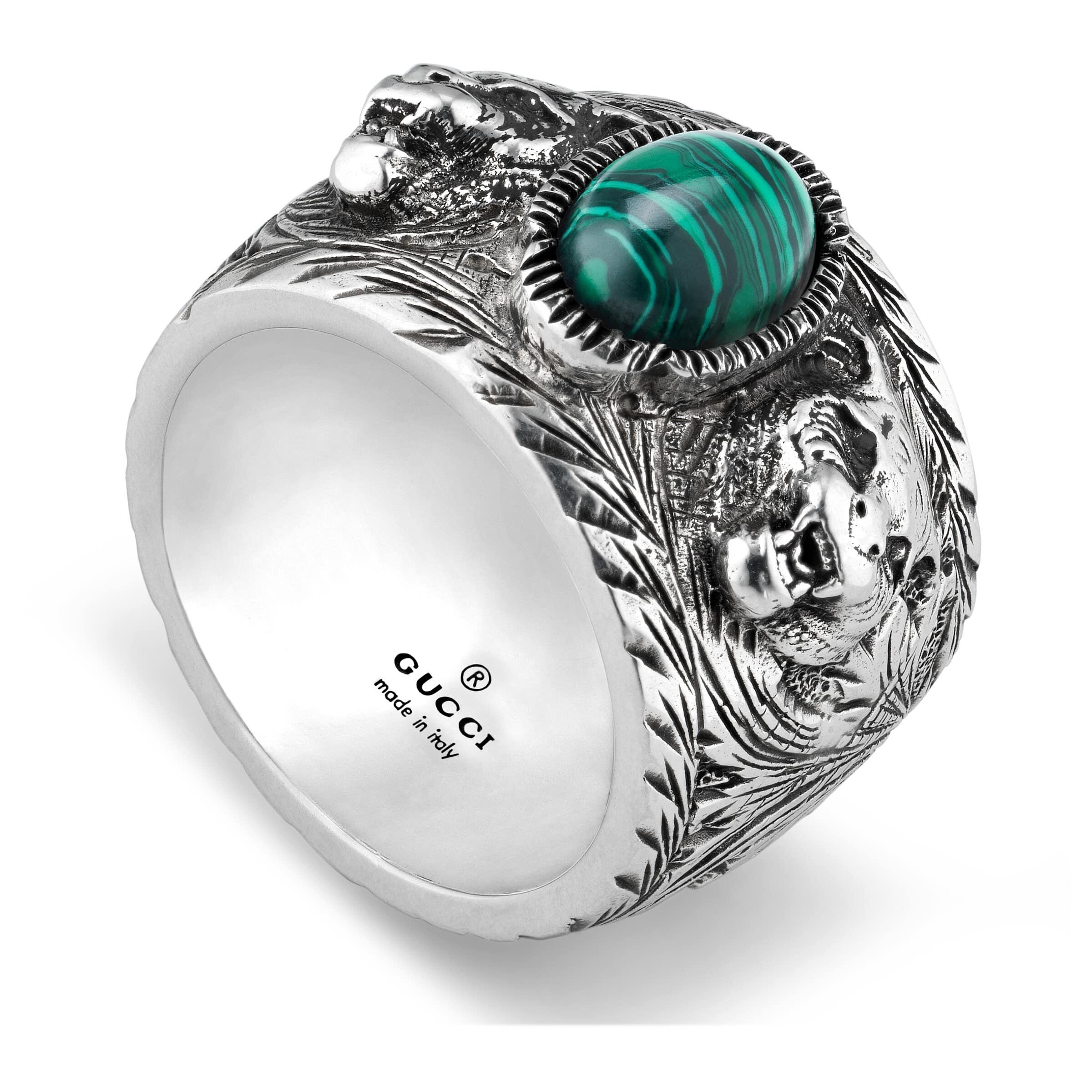 Gucci Garden Sterling-silver Ring in Metallic - Save 17% | Lyst