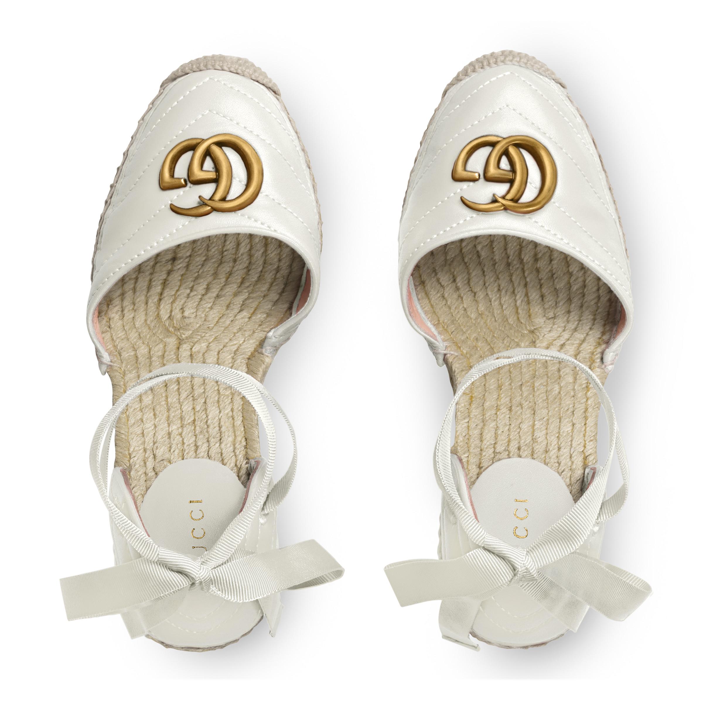 Alpargatas gucci plataforma new arrivals