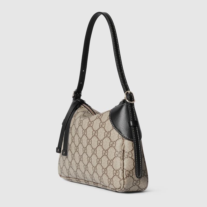 Gucci レディース グレー 〔Ggエンブレム〕スモール ショルダーバッグ 
