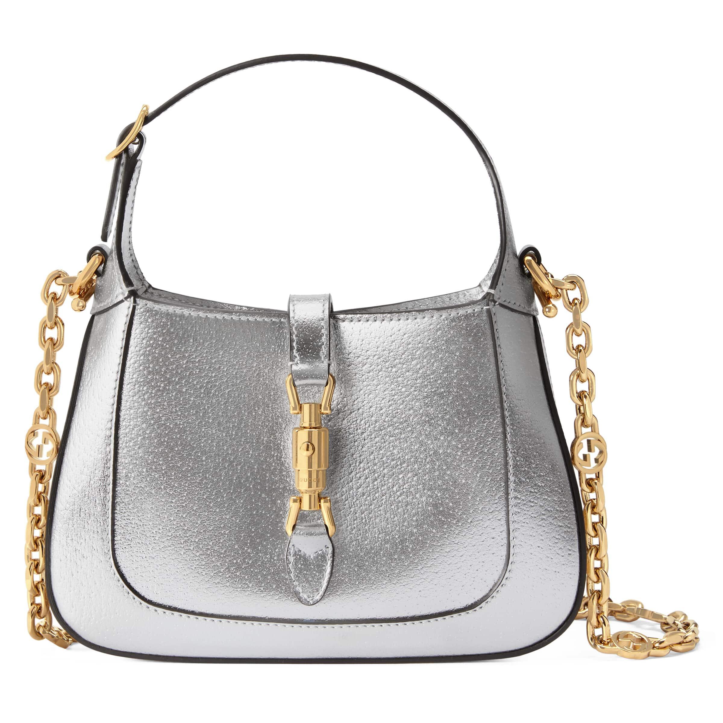 Gucci Jackie 1961 Small Shoulder Bag, White, Leather