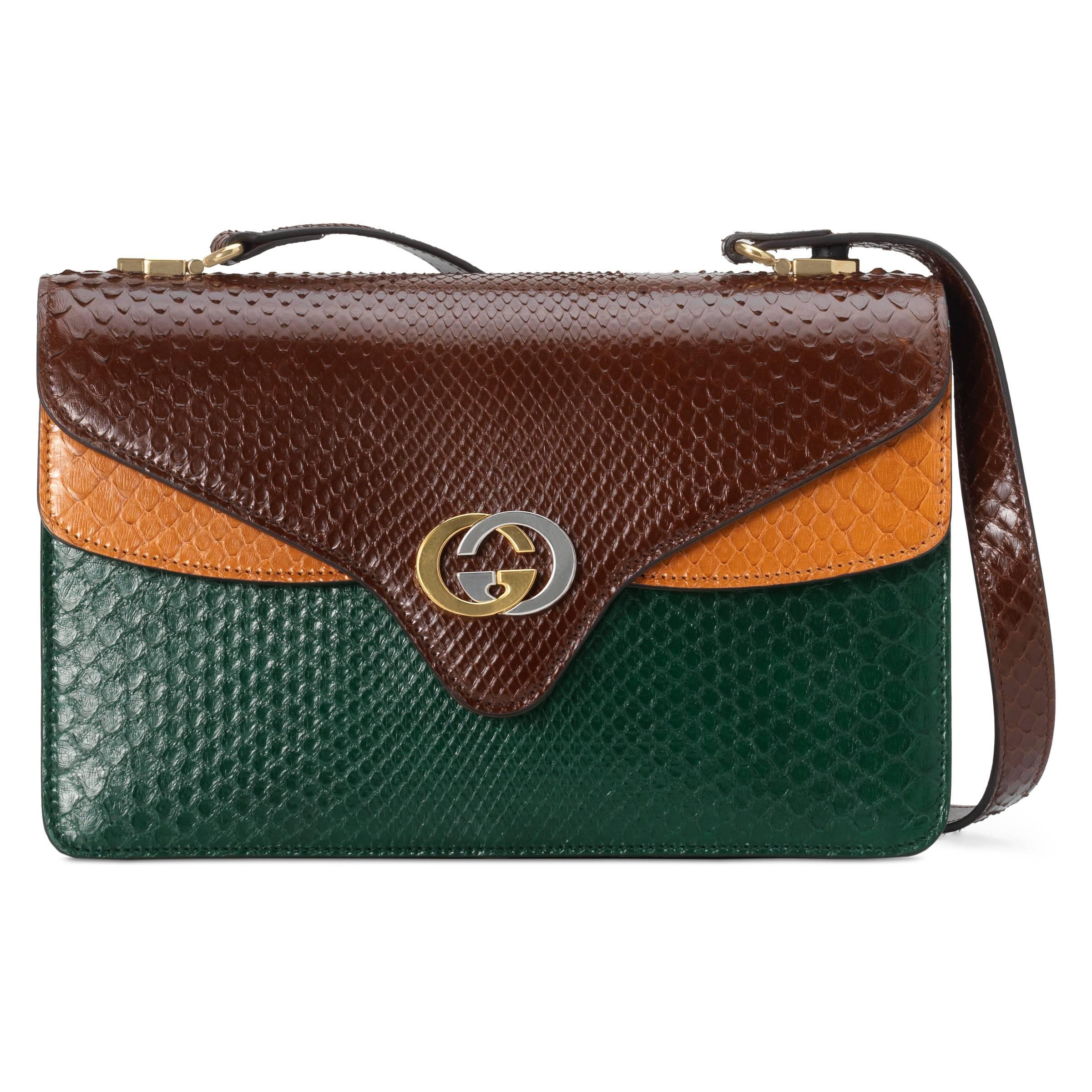 Borsa pitone gucci outlet