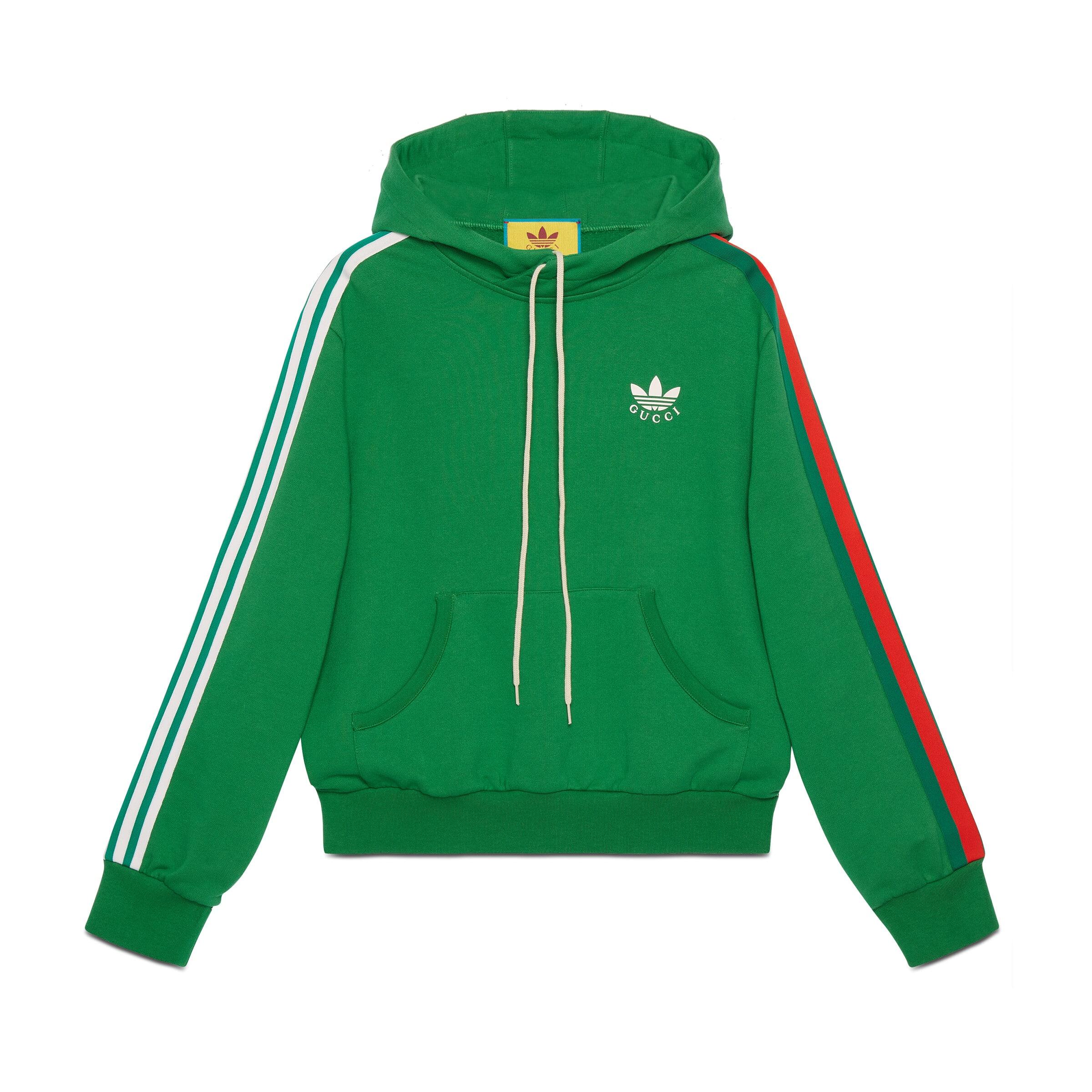 Gucci Adidas X Cotton Sweatshirt in Green for Men | Lyst Canada