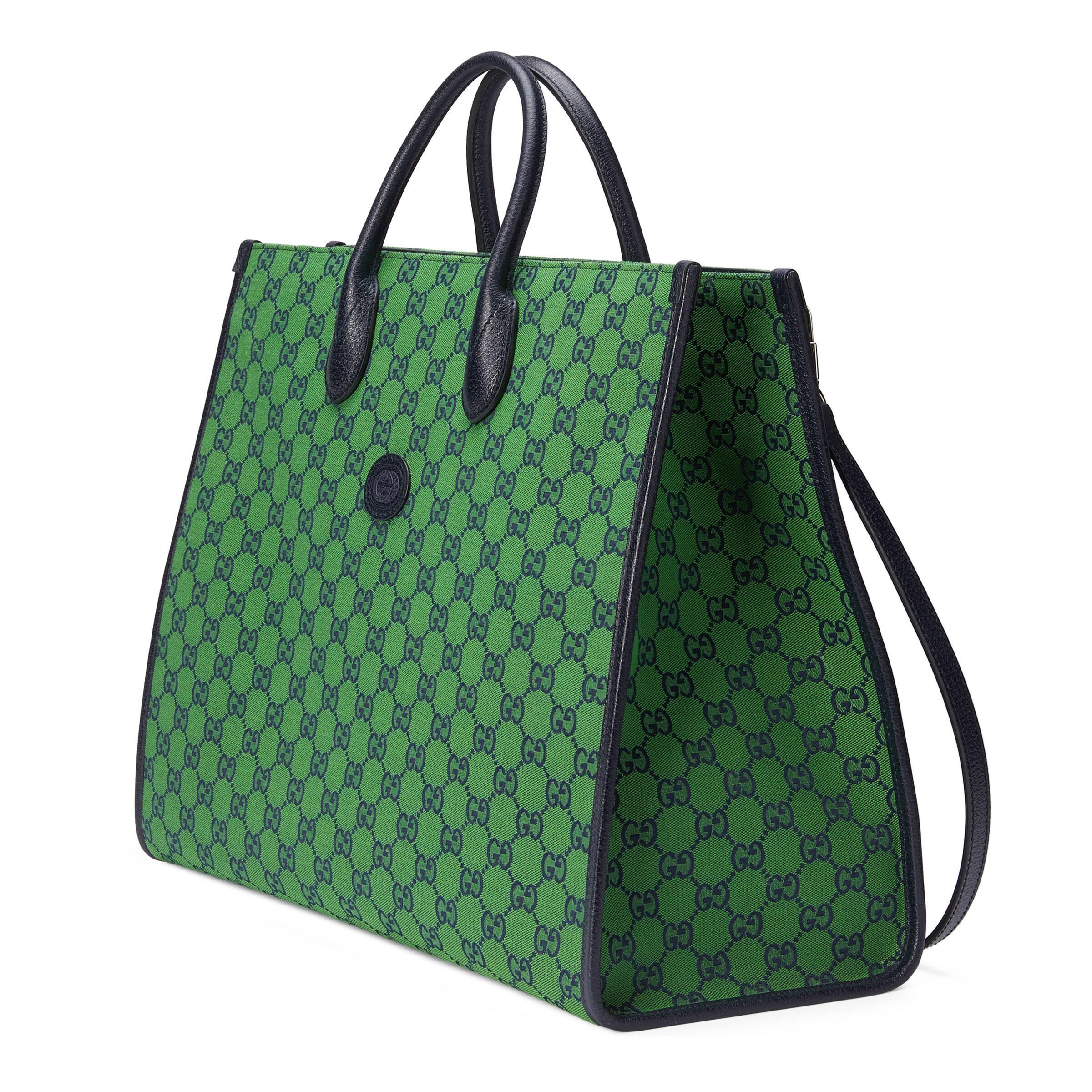 Large green outlet bag