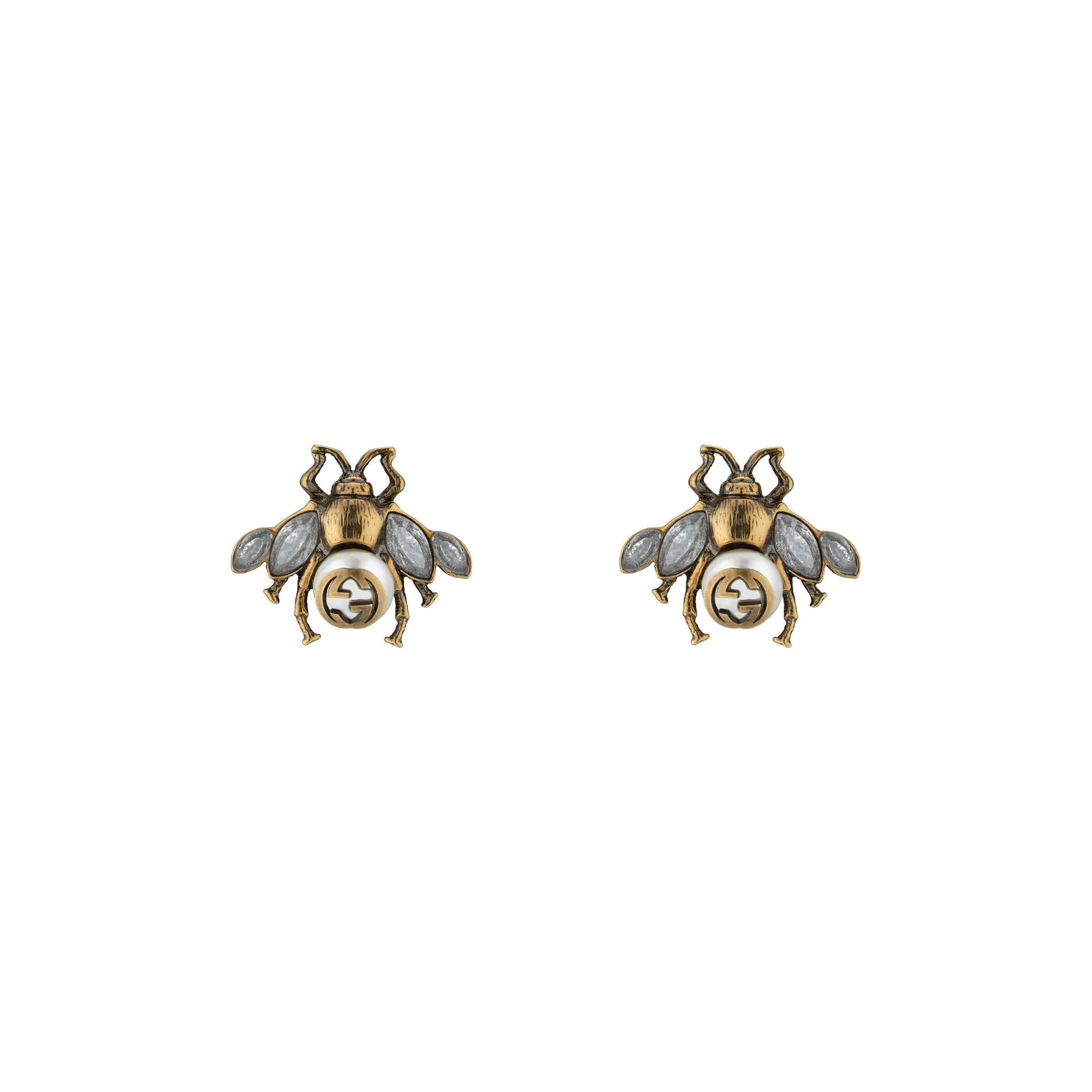 gucci bee earrings