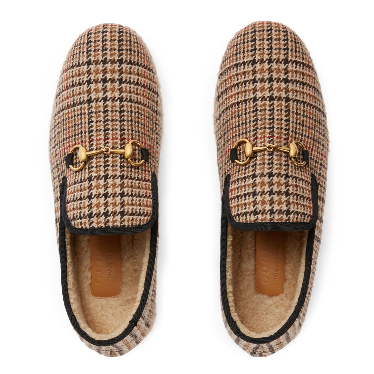gucci wool loafers
